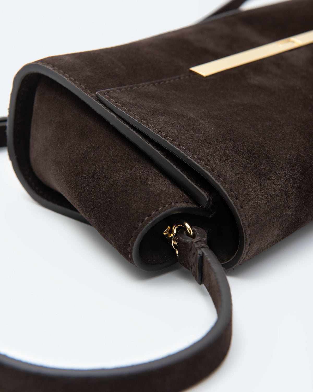CLUTCH BAG IN SUEDE