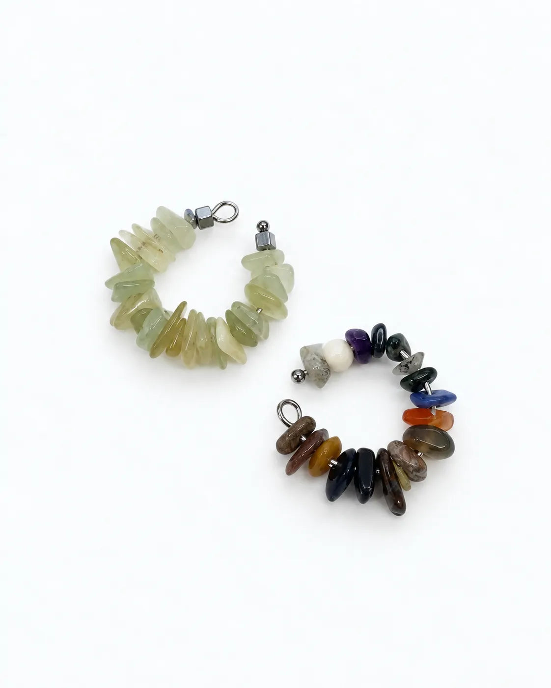 earcuff con pietre naturali