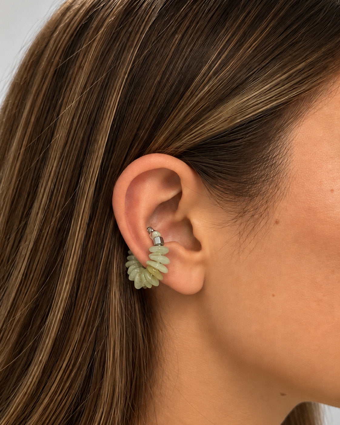 earcuff con pietre naturali