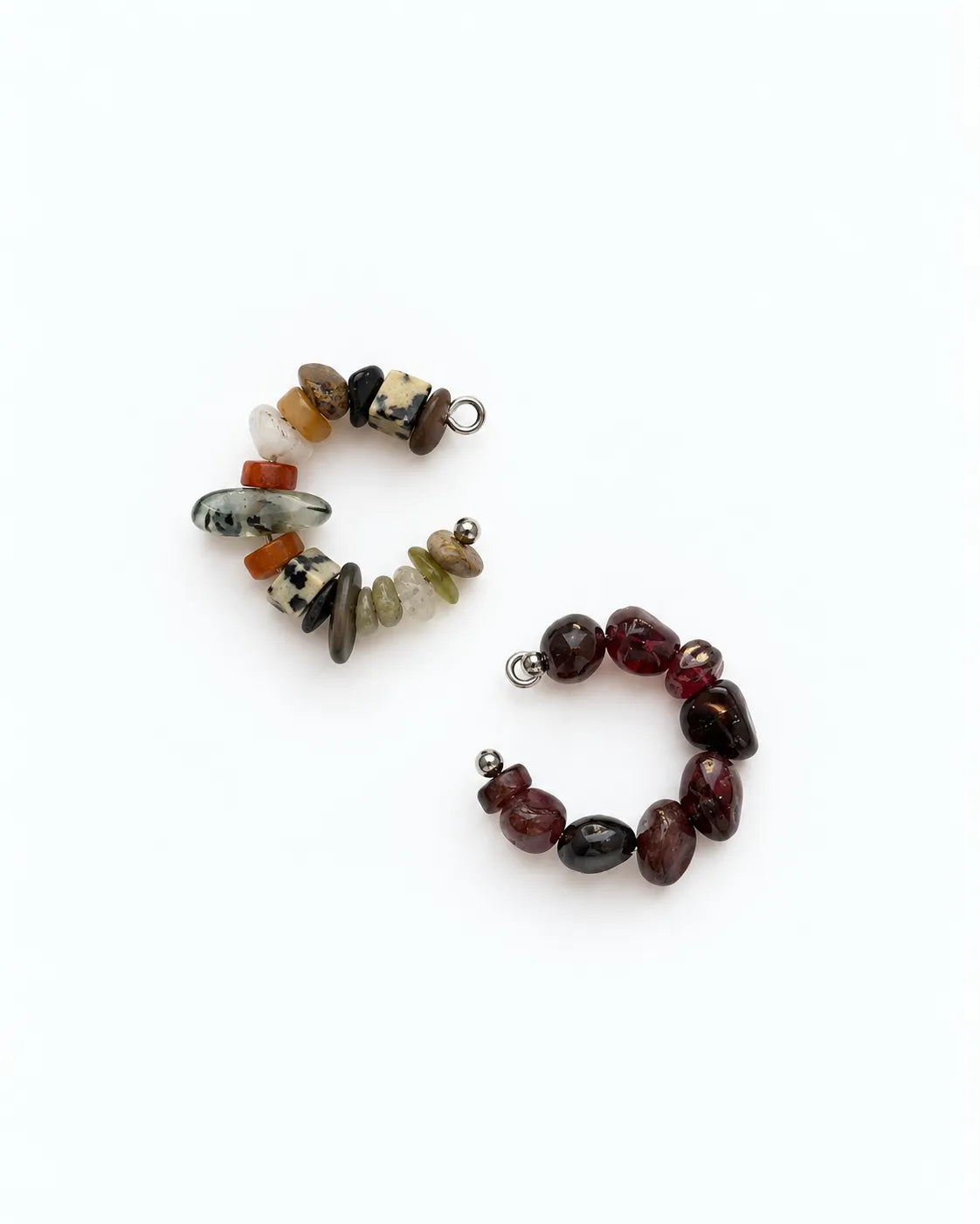 earcuff con pietre naturali