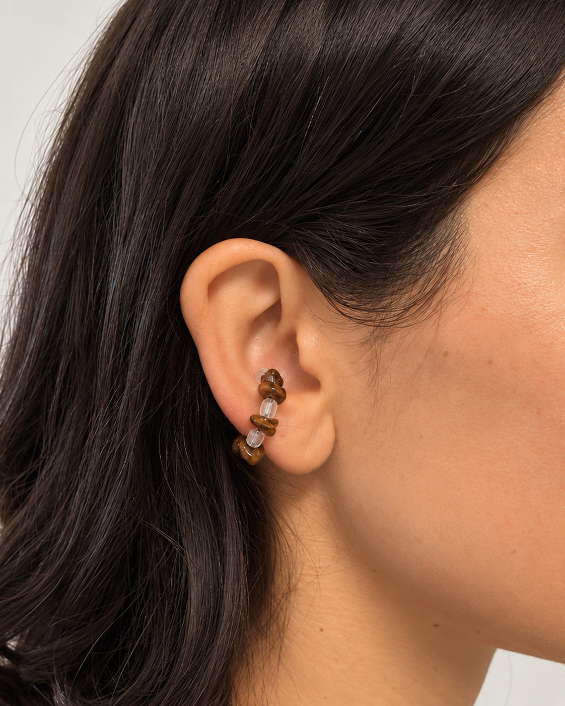 earcuff con pietre naturali
