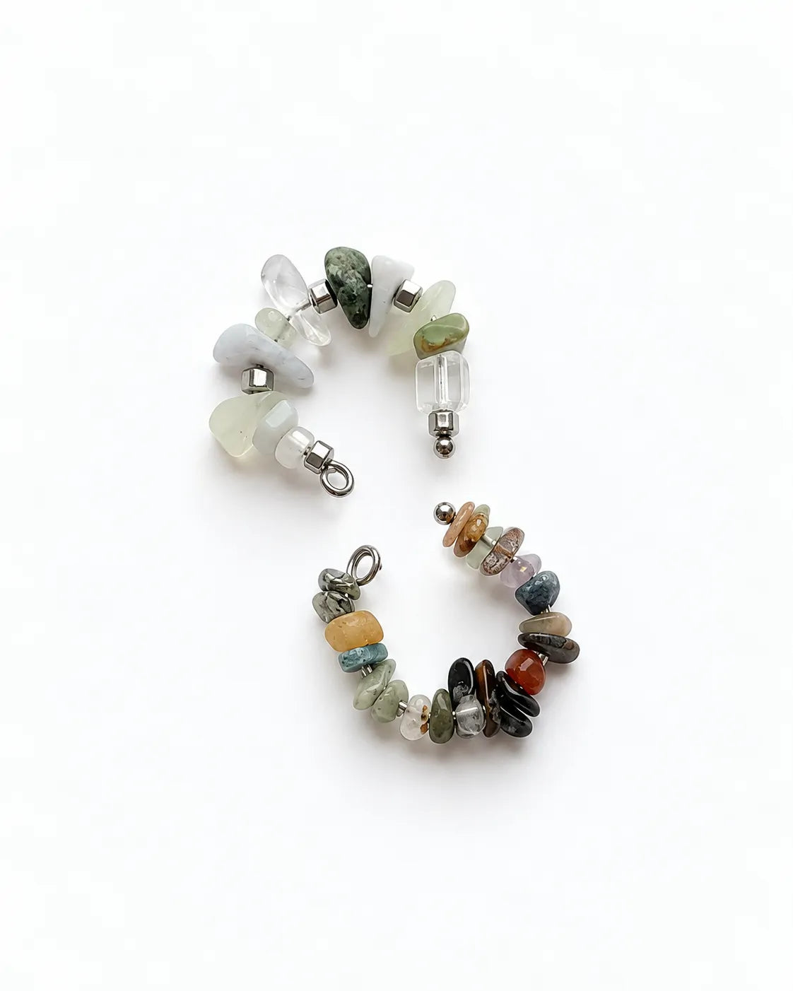 earcuff con pietre naturali