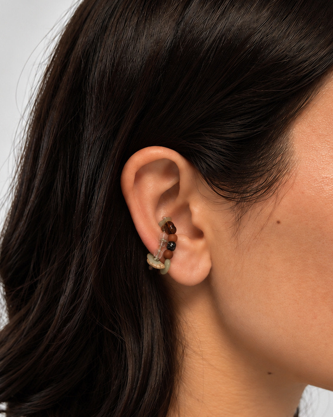 earcuff con pietre naturali