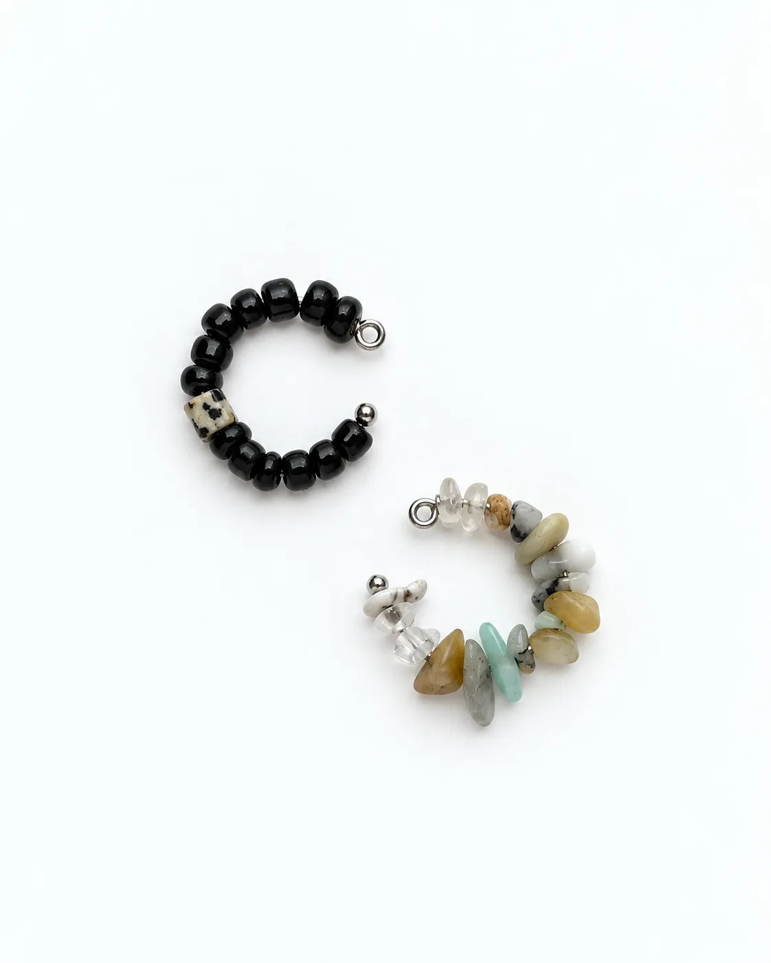 earcuff con pietre naturali