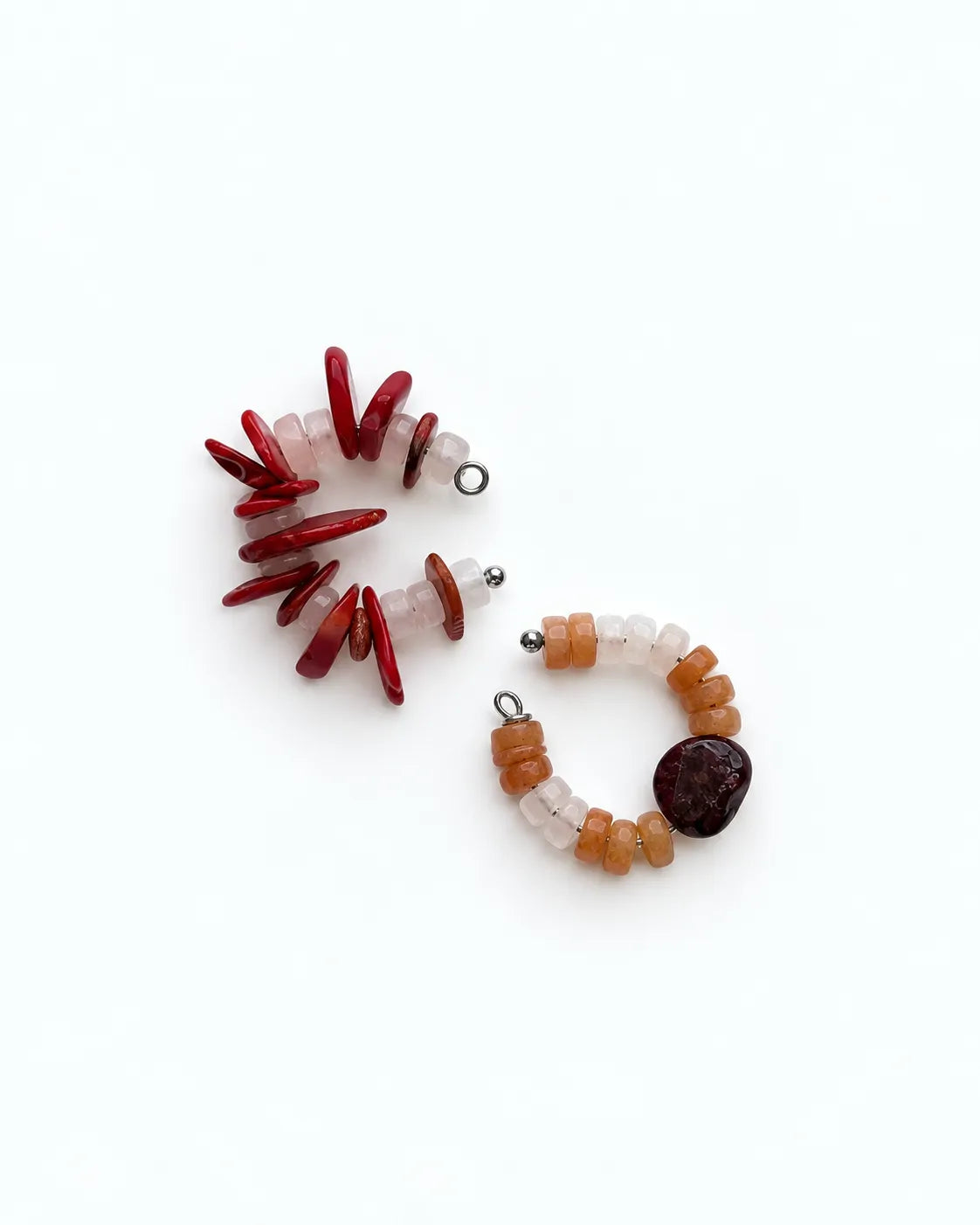 earcuff con pietre naturali
