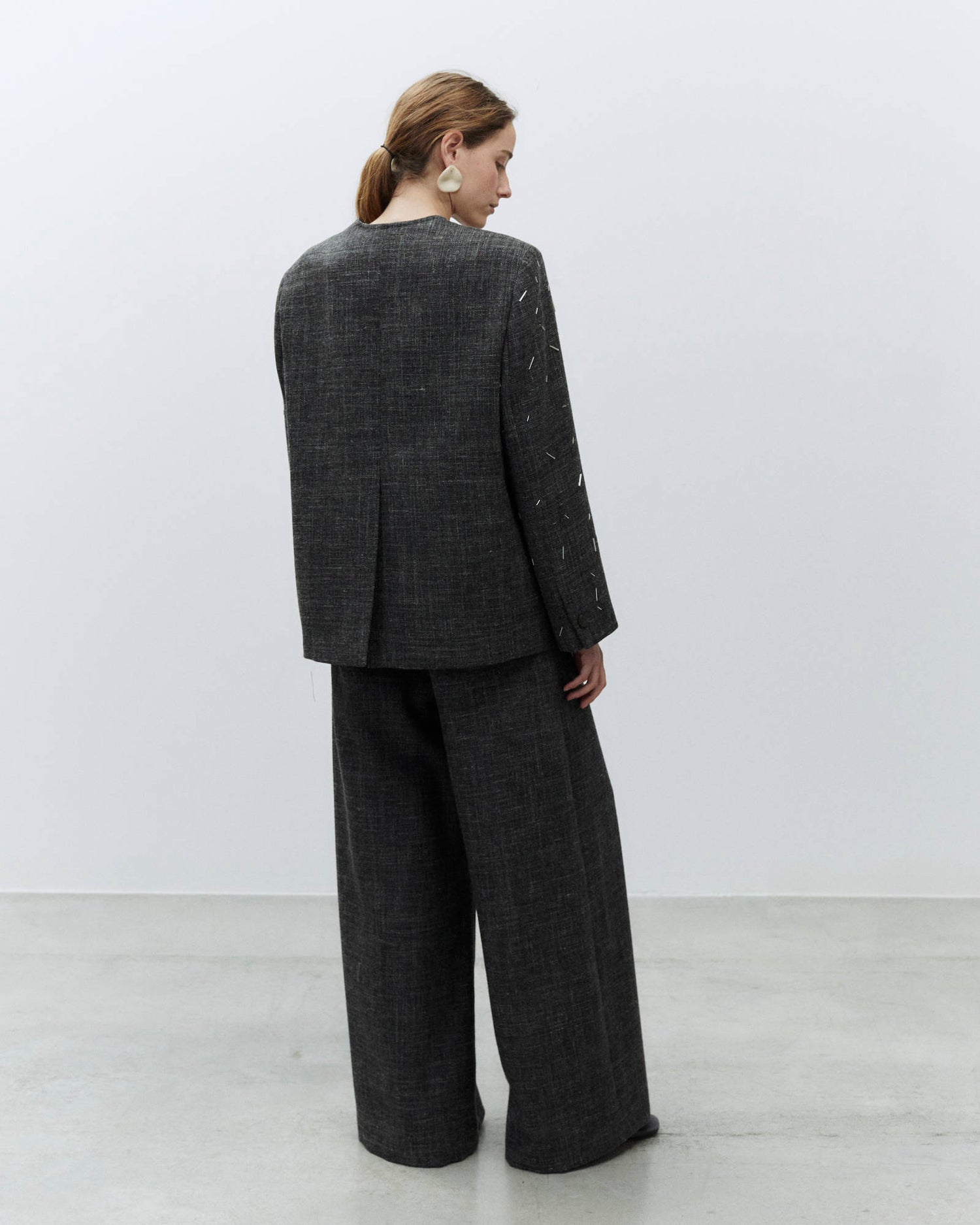 GIACCA RICAMO GRANIGLIA WOOL