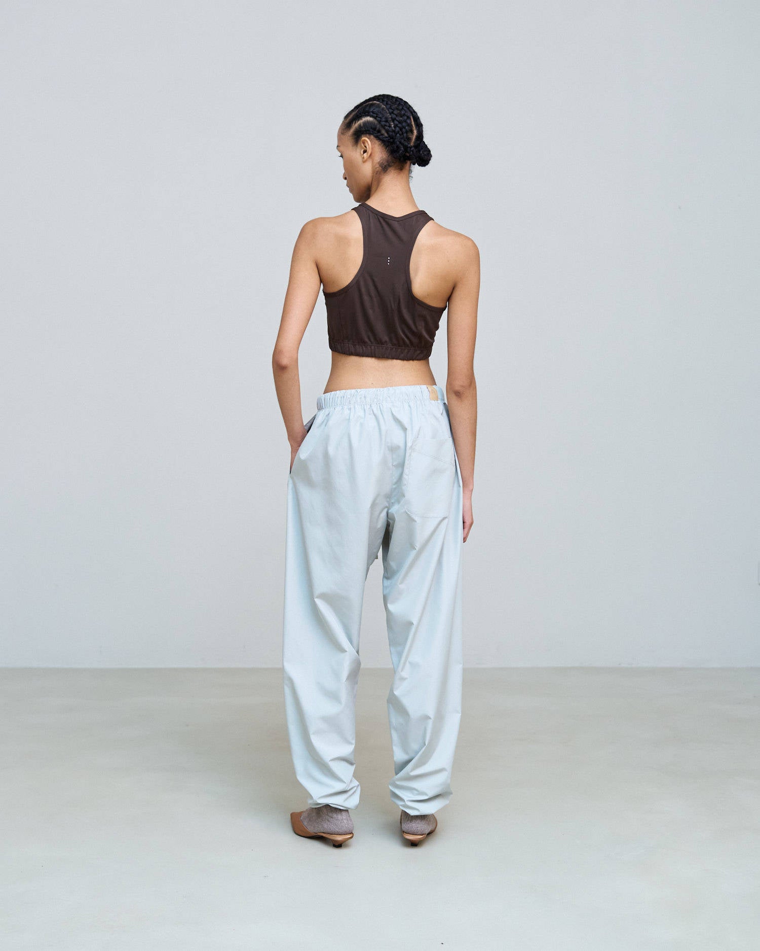 PANTALONE LOOSE FIT Salvia