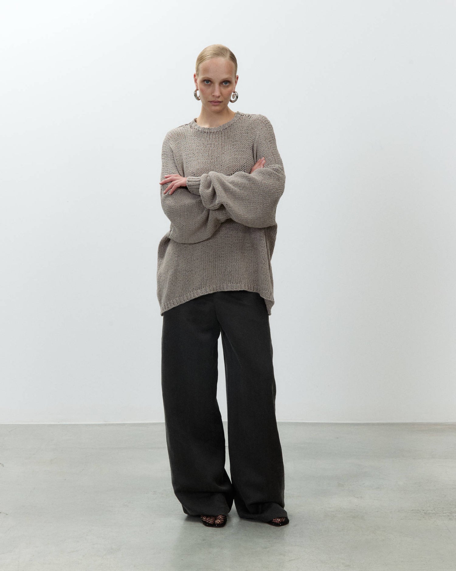 MAGLIA GIROCOLLO OVERSIZE