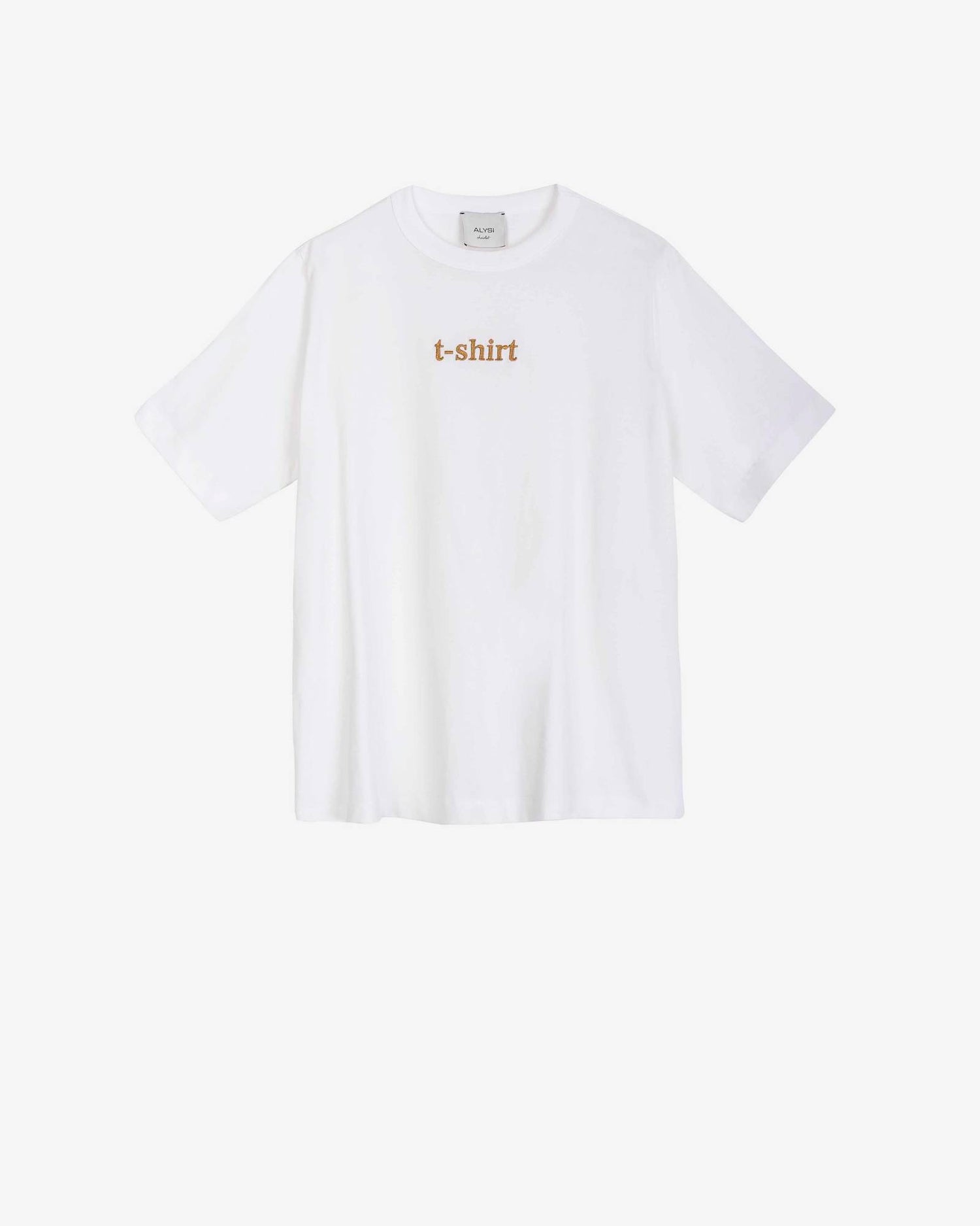 T-SHIRT COTONE RICAMO