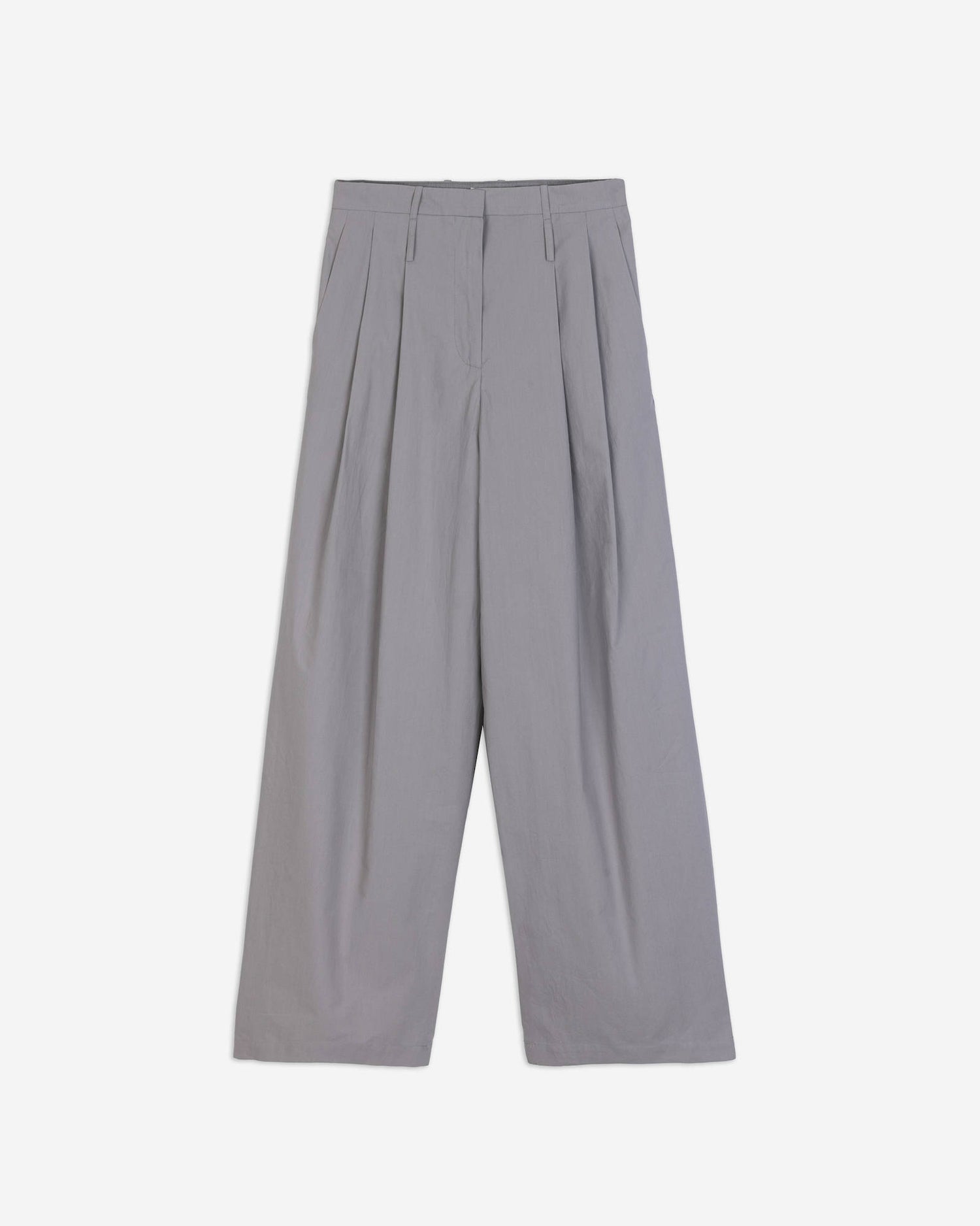 PANTALONE PINCES IN POPELINE