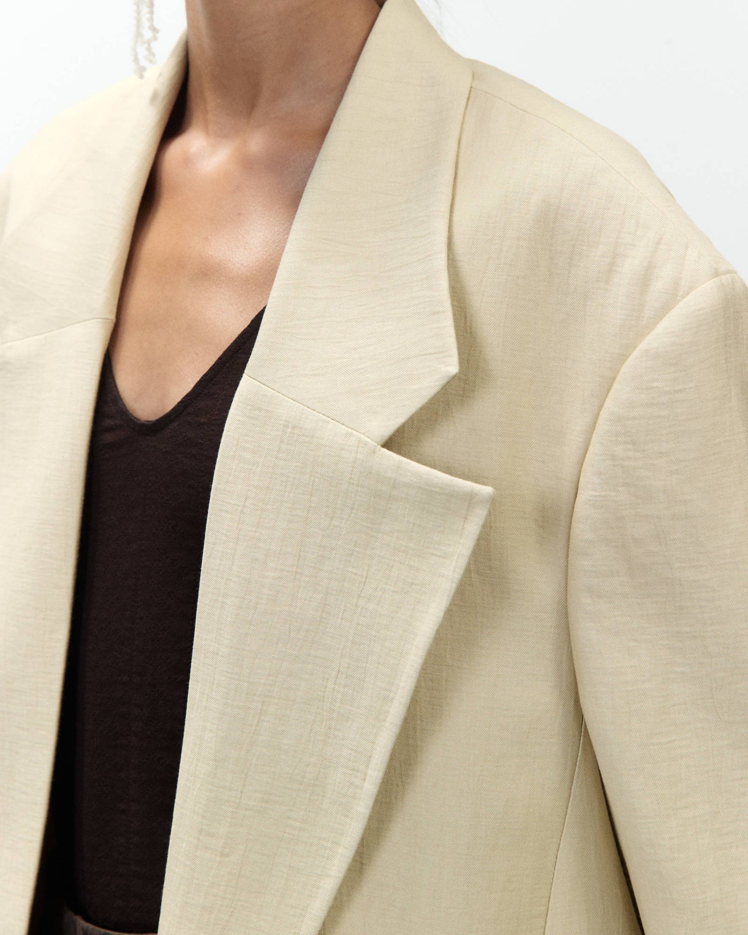 BLAZER OVERSIZE IN LINO
