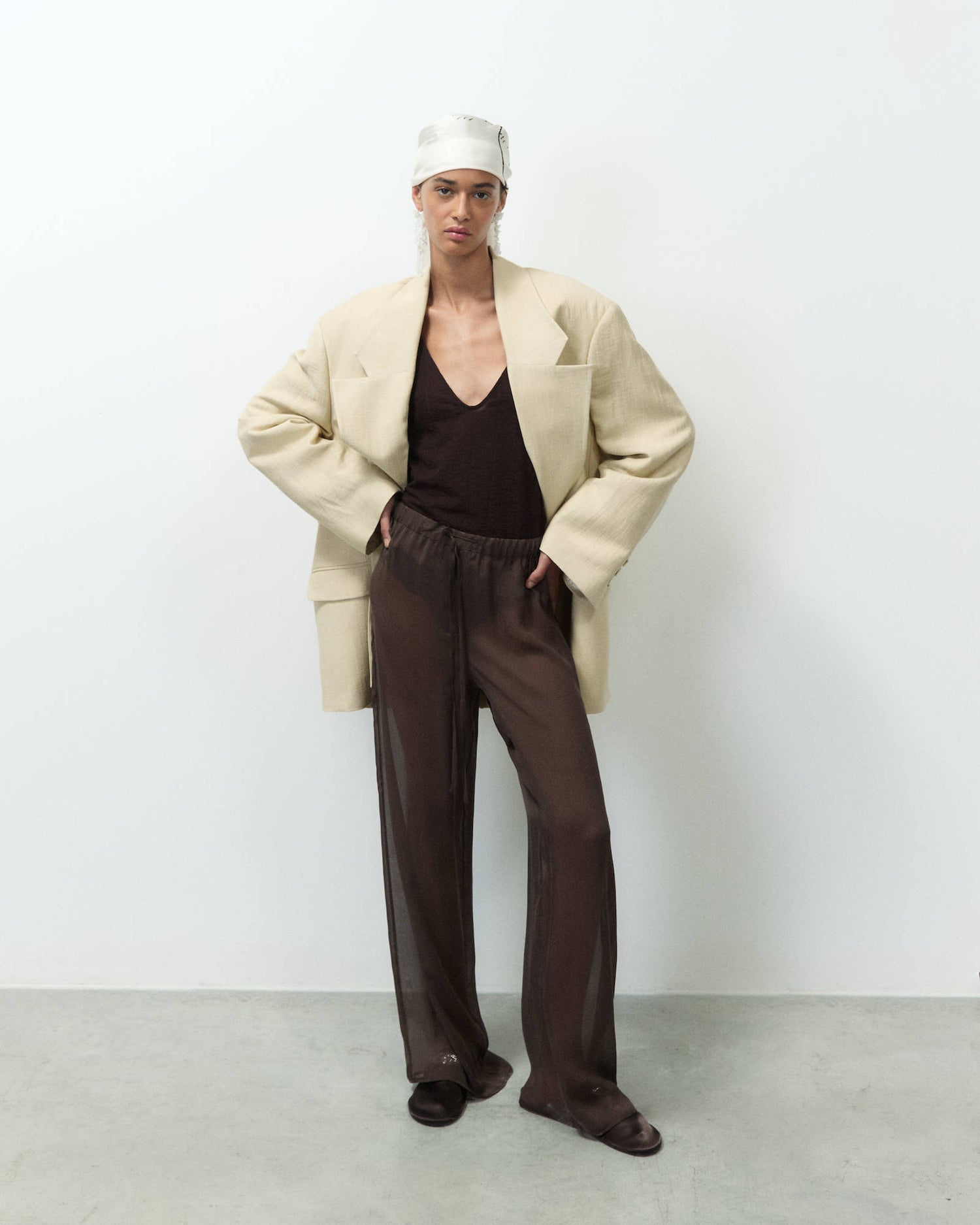 BLAZER OVERSIZE IN LINO