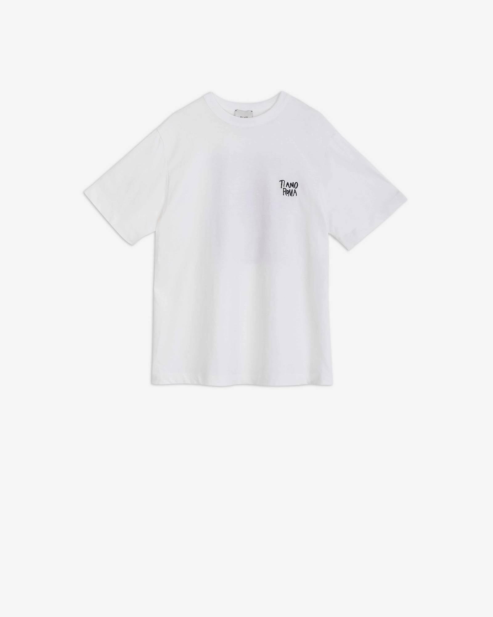 T-SHIRT OVER STAMPA ROMA