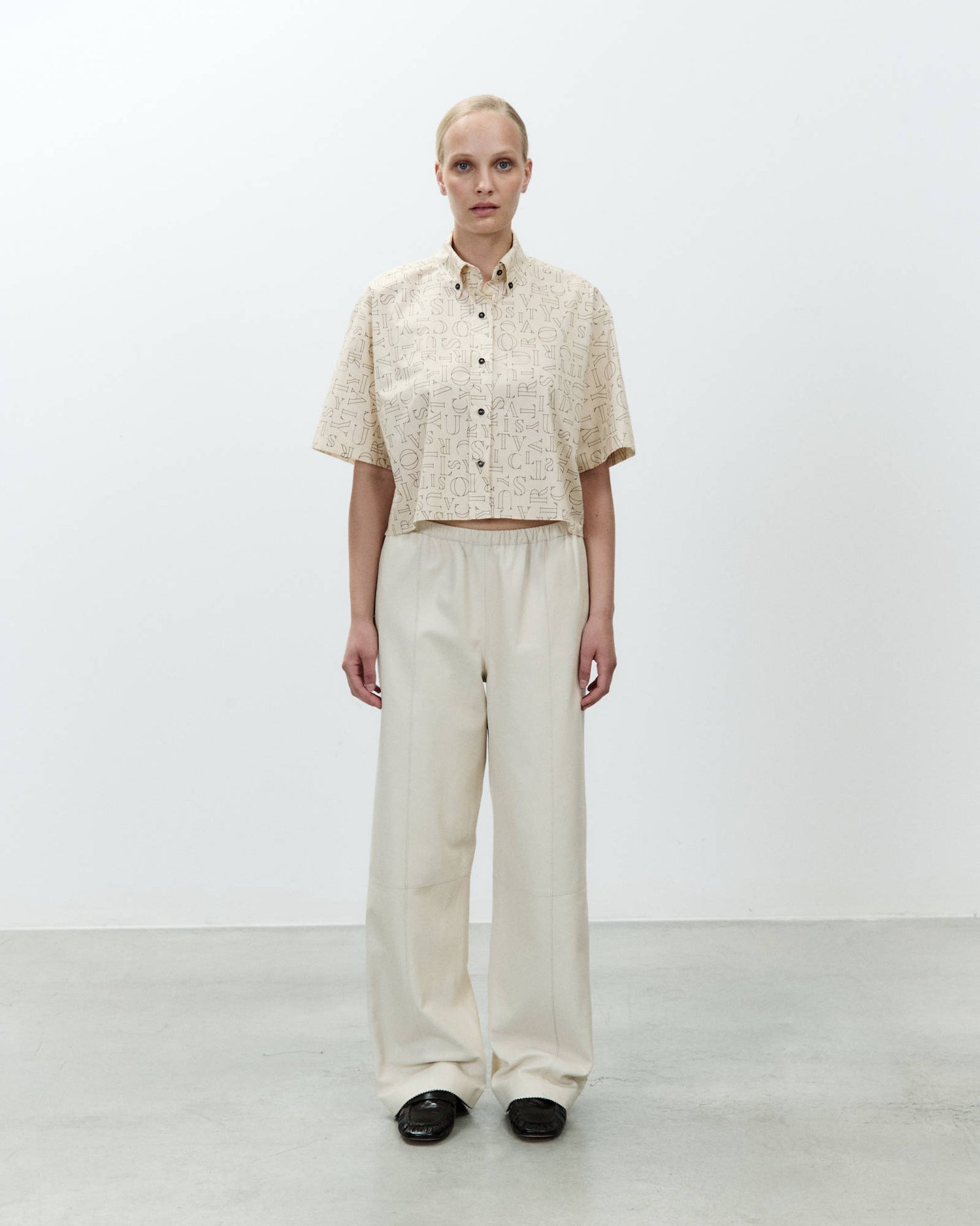 CAMICIA LETTERING BOXY