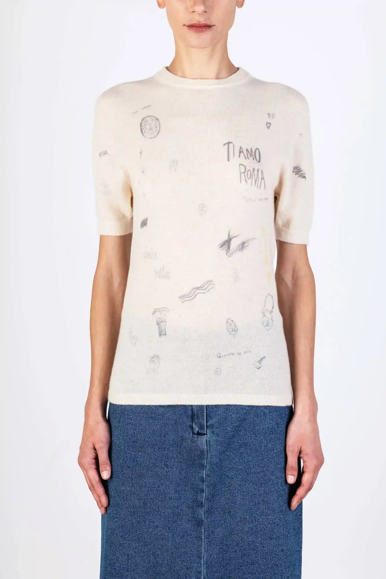 MAGLIA T-SHIRT STAMPATA