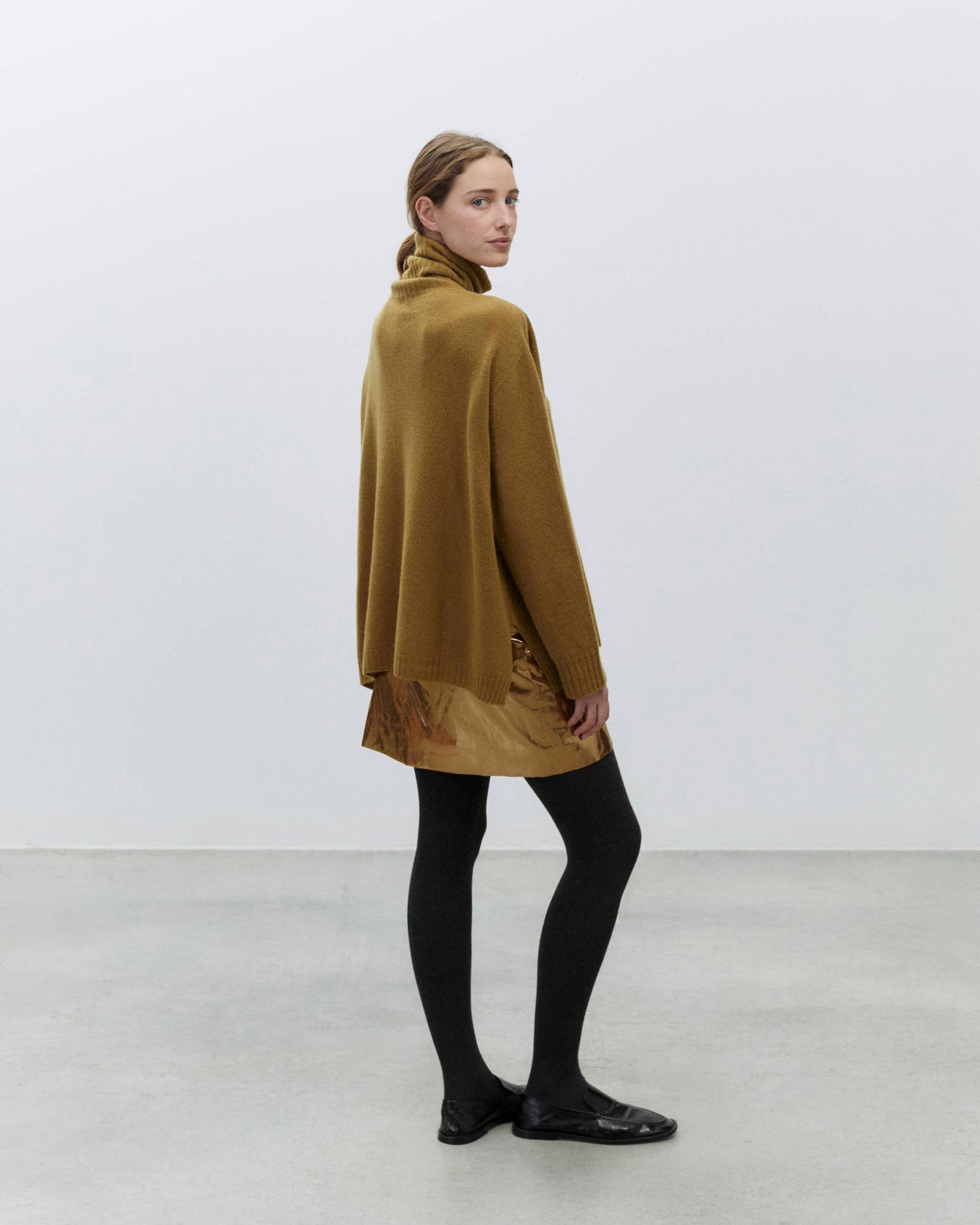 MAGLIA CASHMERE COLLO ALTO