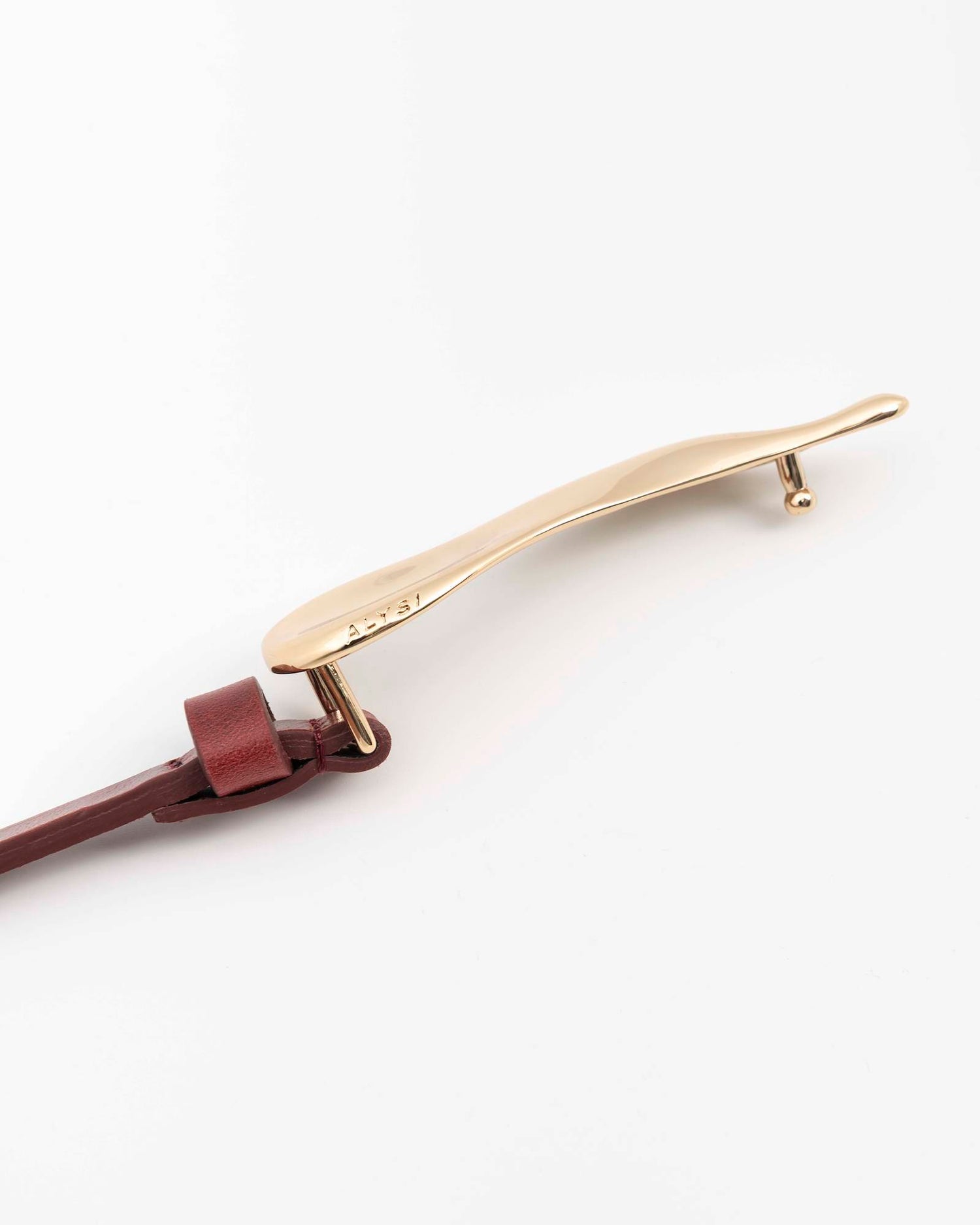 CINTURA SOTTILE IN PELLE