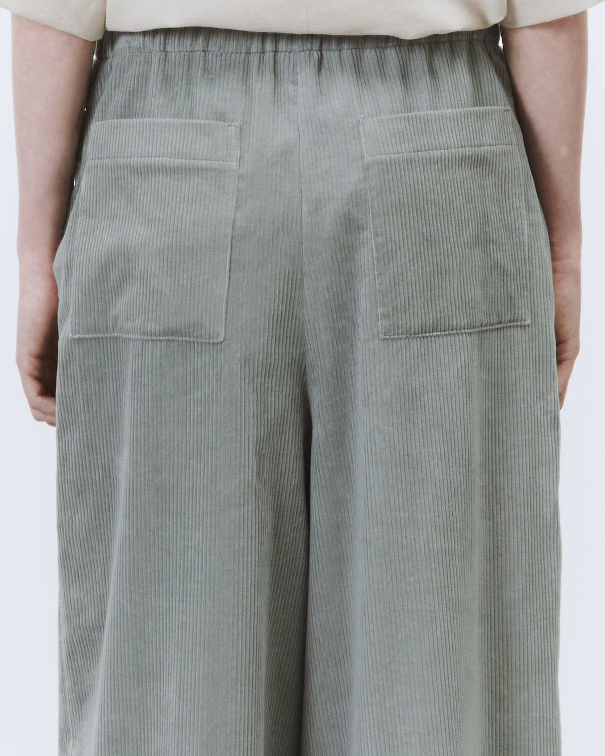 PANTALONE WIDE LEG VELLUTO A COSTE