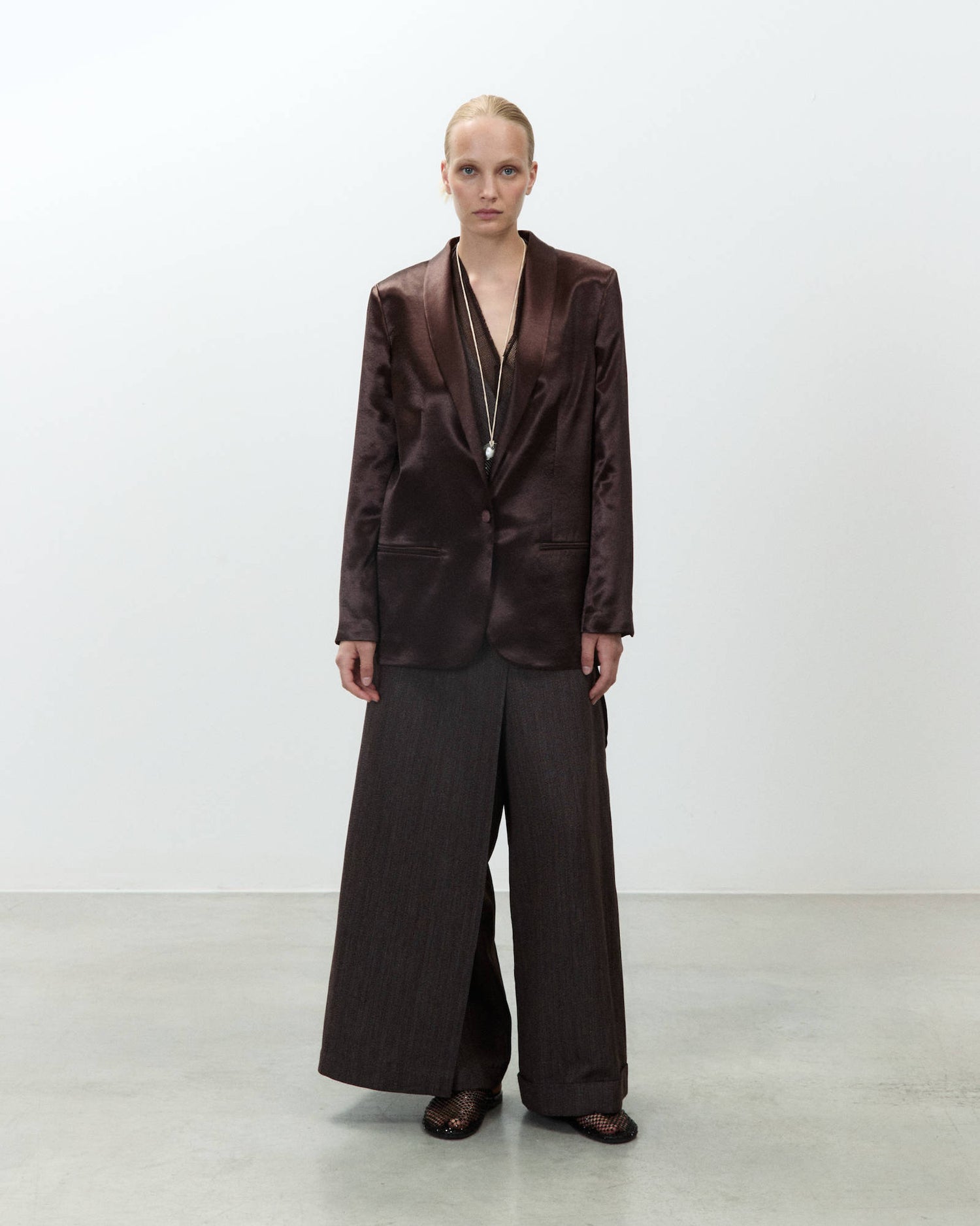 BLAZER SMOKING SHINY