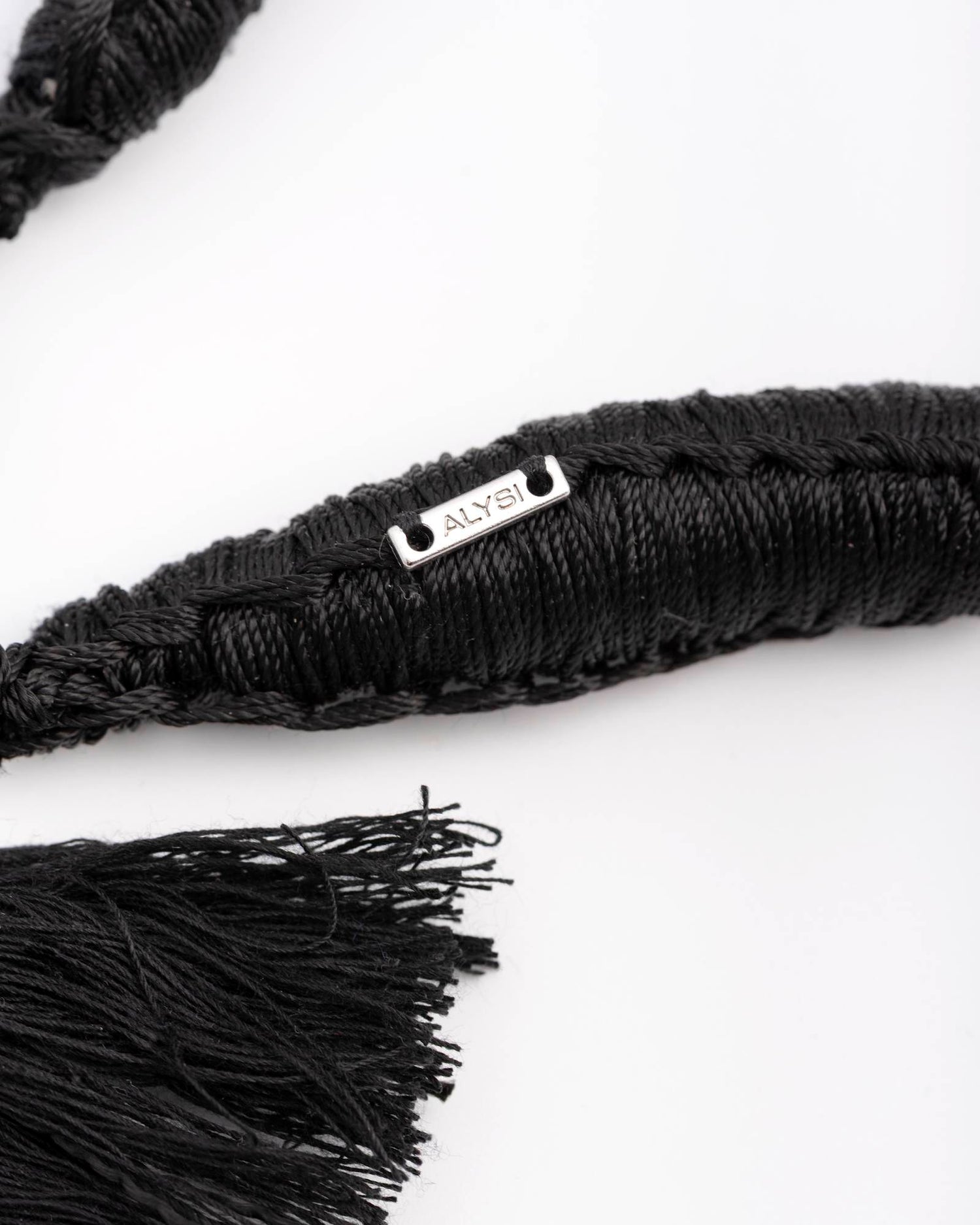 COLLANA INTRECCIATA CON PERLINE