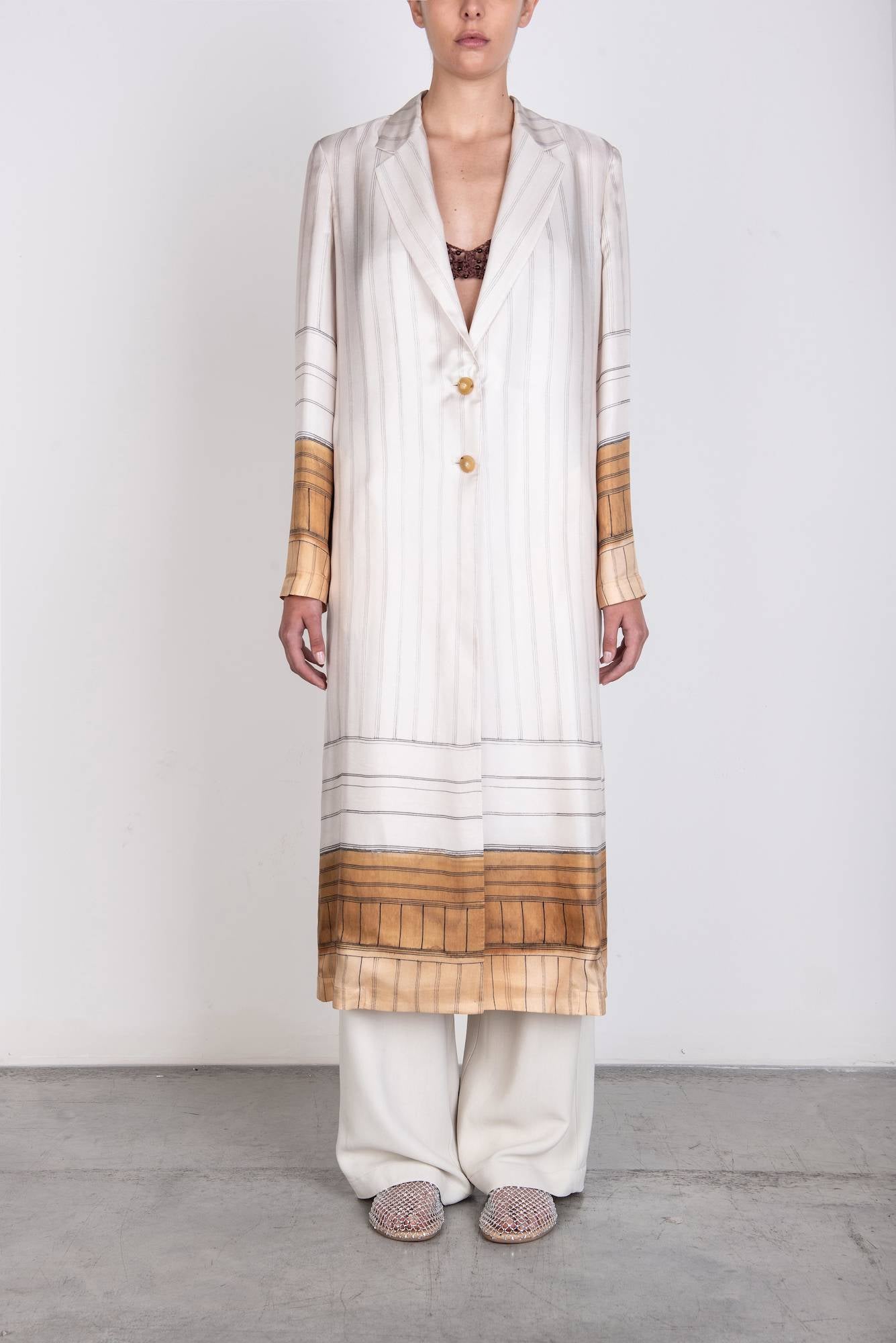 SPOLVERINO LUNGO IN SETA