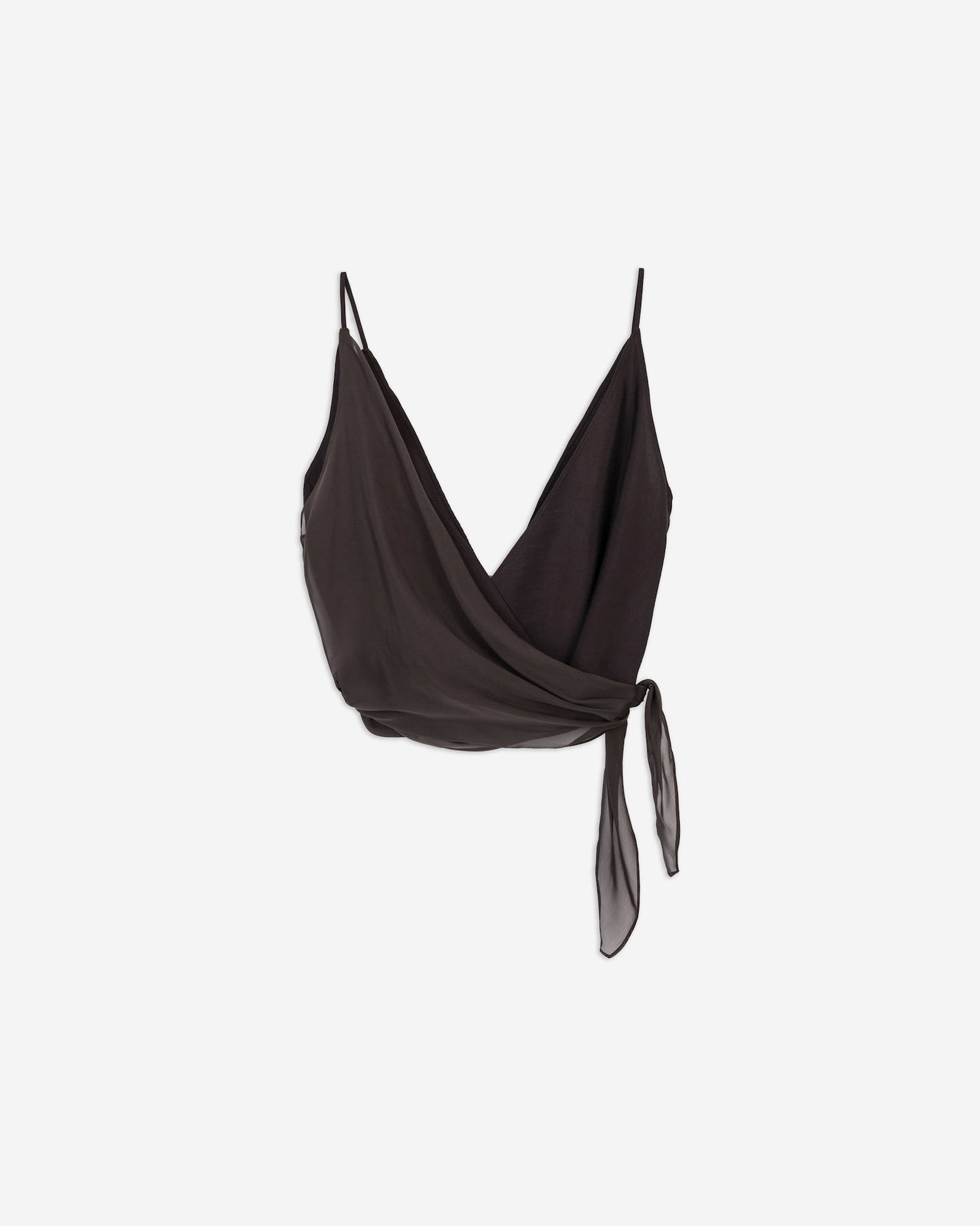 TOP INCROCIATO CHIFFON