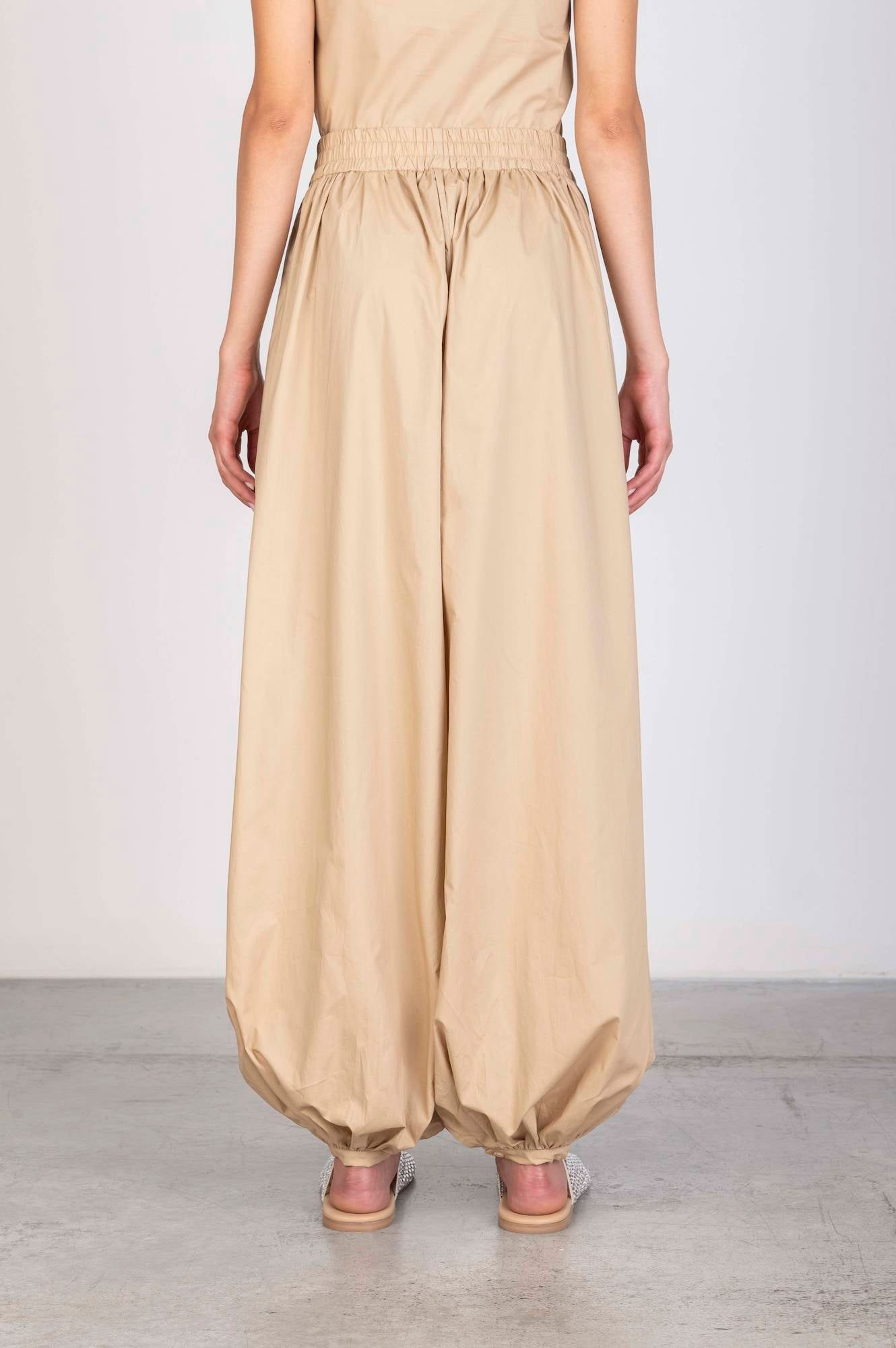 PANTALONE BALOON IN POPELINE