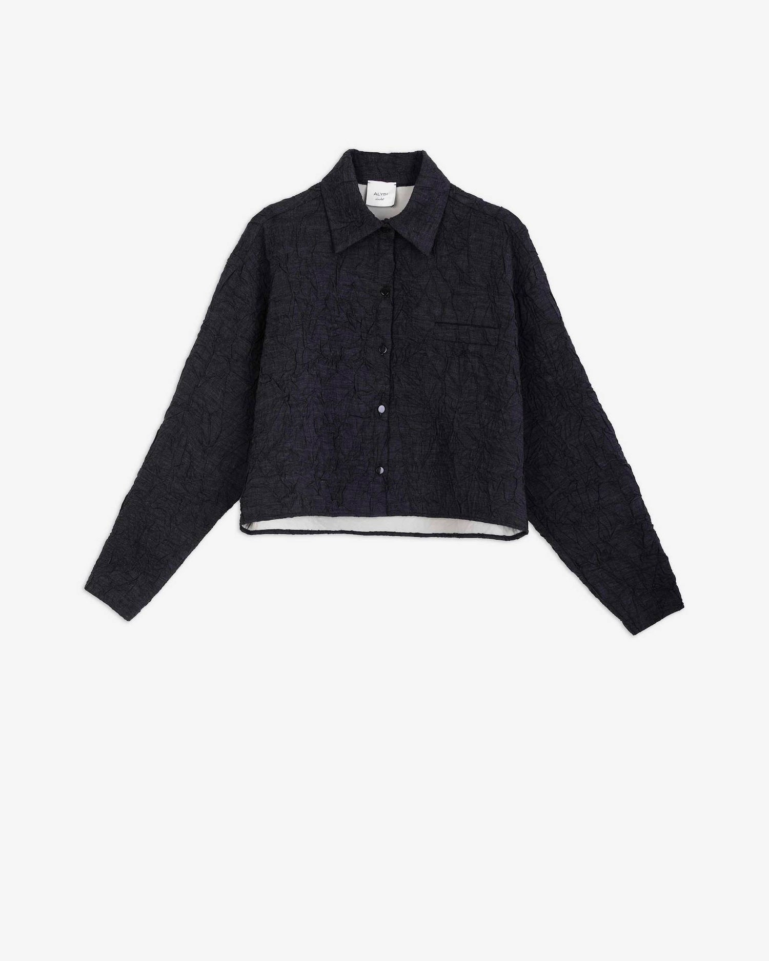 GIACCA VOILE PLISSÉ STROPICCIO