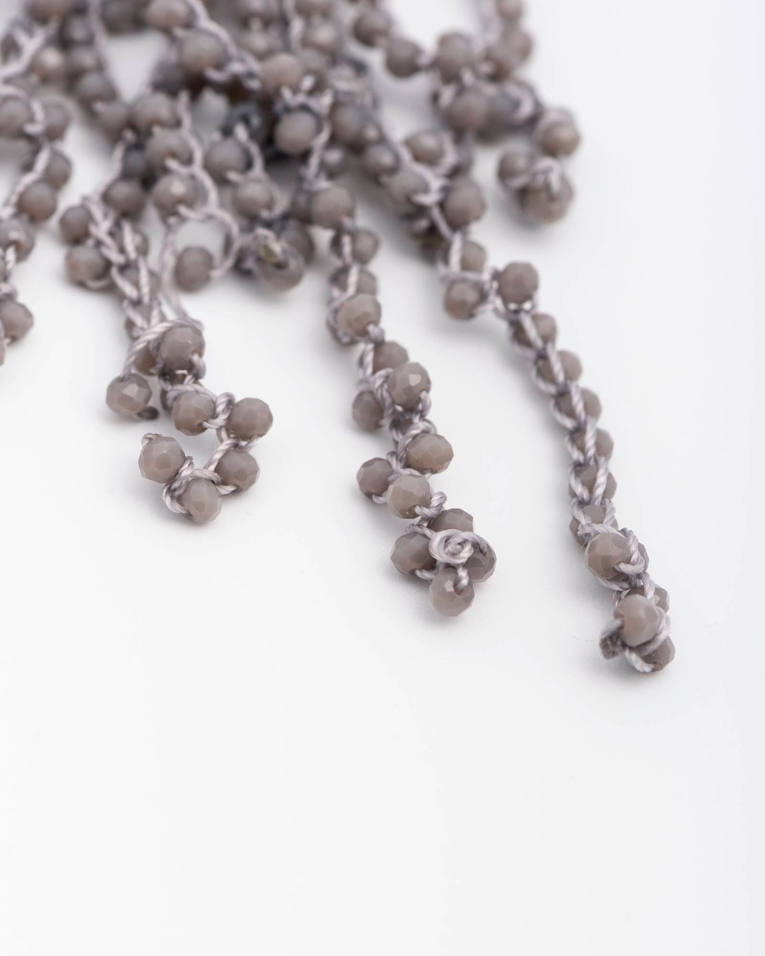 ORECCHINO LUNGO CROCHET BEADS