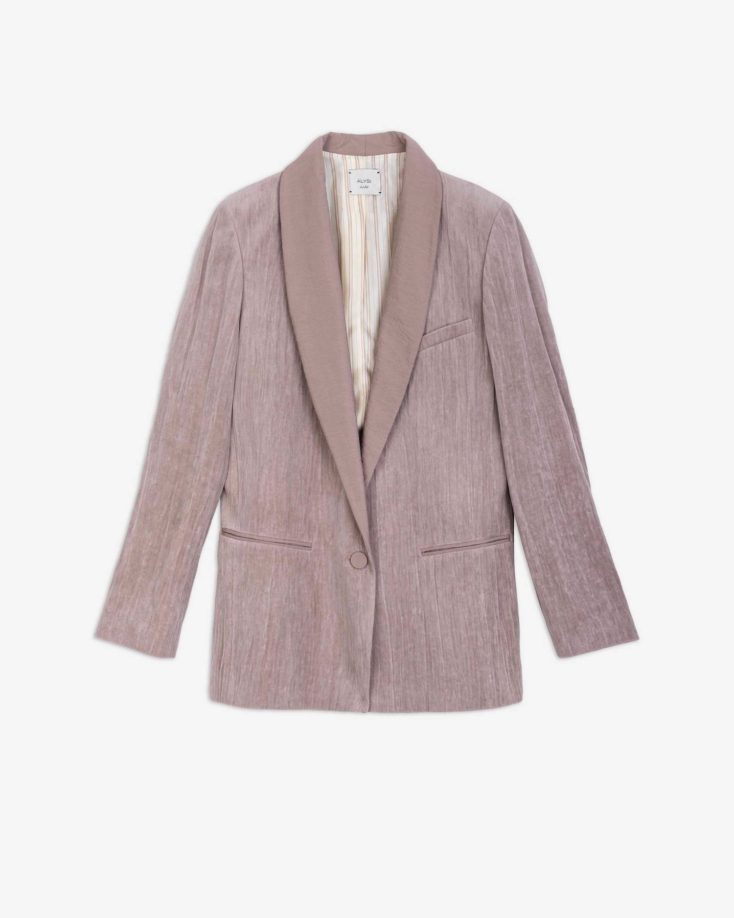 BLAZER CRINKLE VELVET