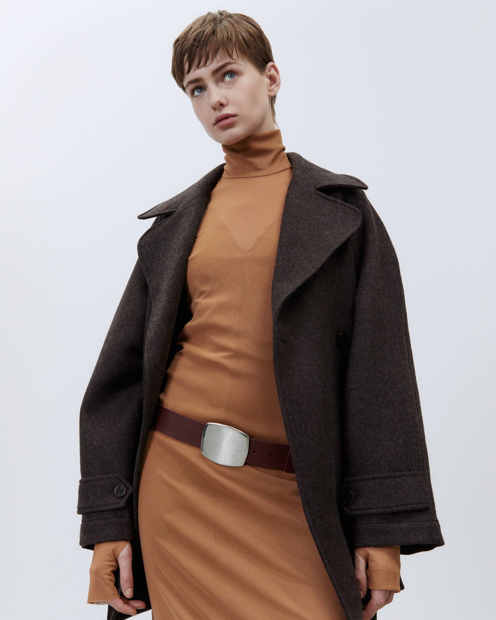 Alysi Women's Abito Lungo Con Scollo Grey main image 1