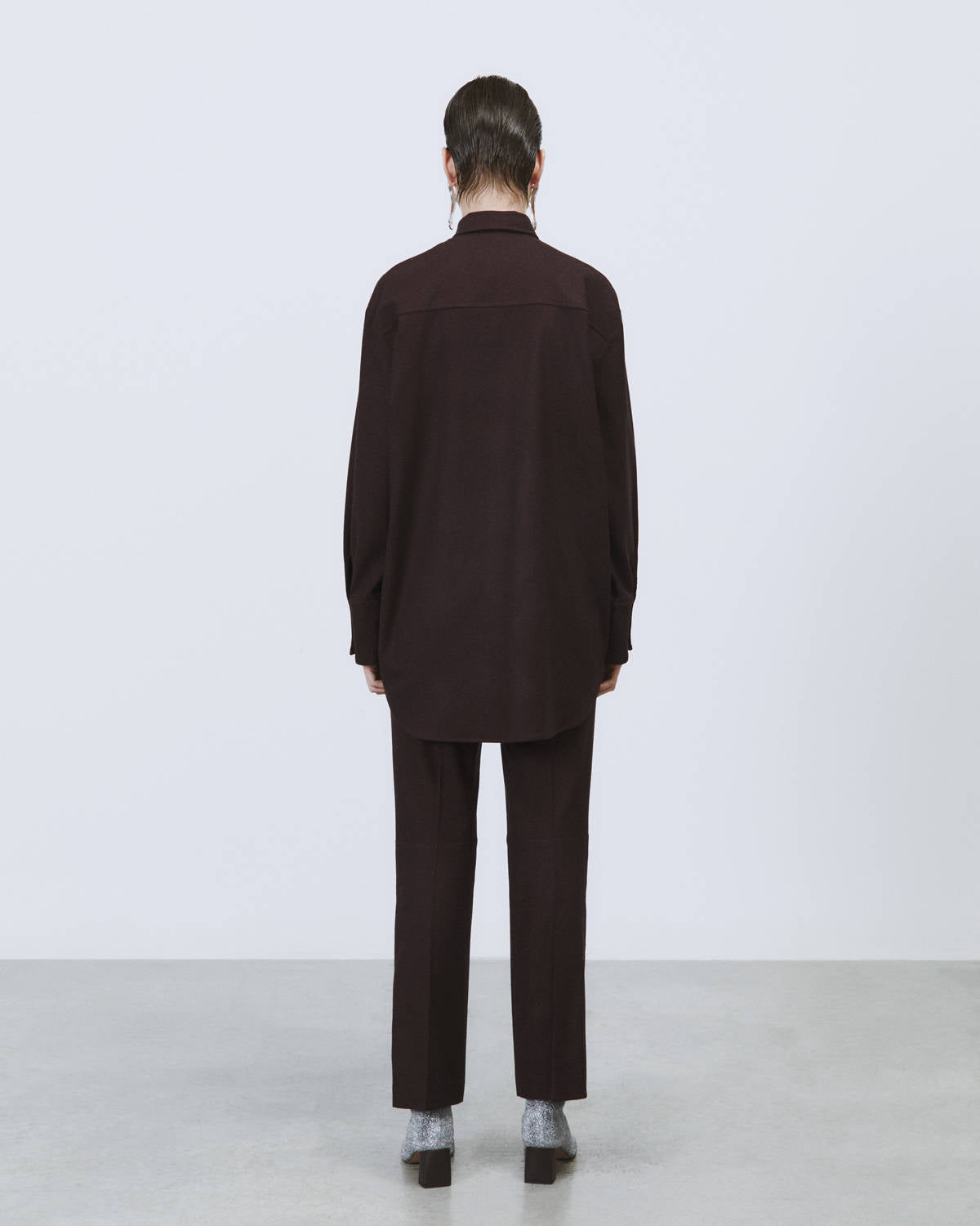 CAMICIA LUNGA RICAMATA FLANELLA