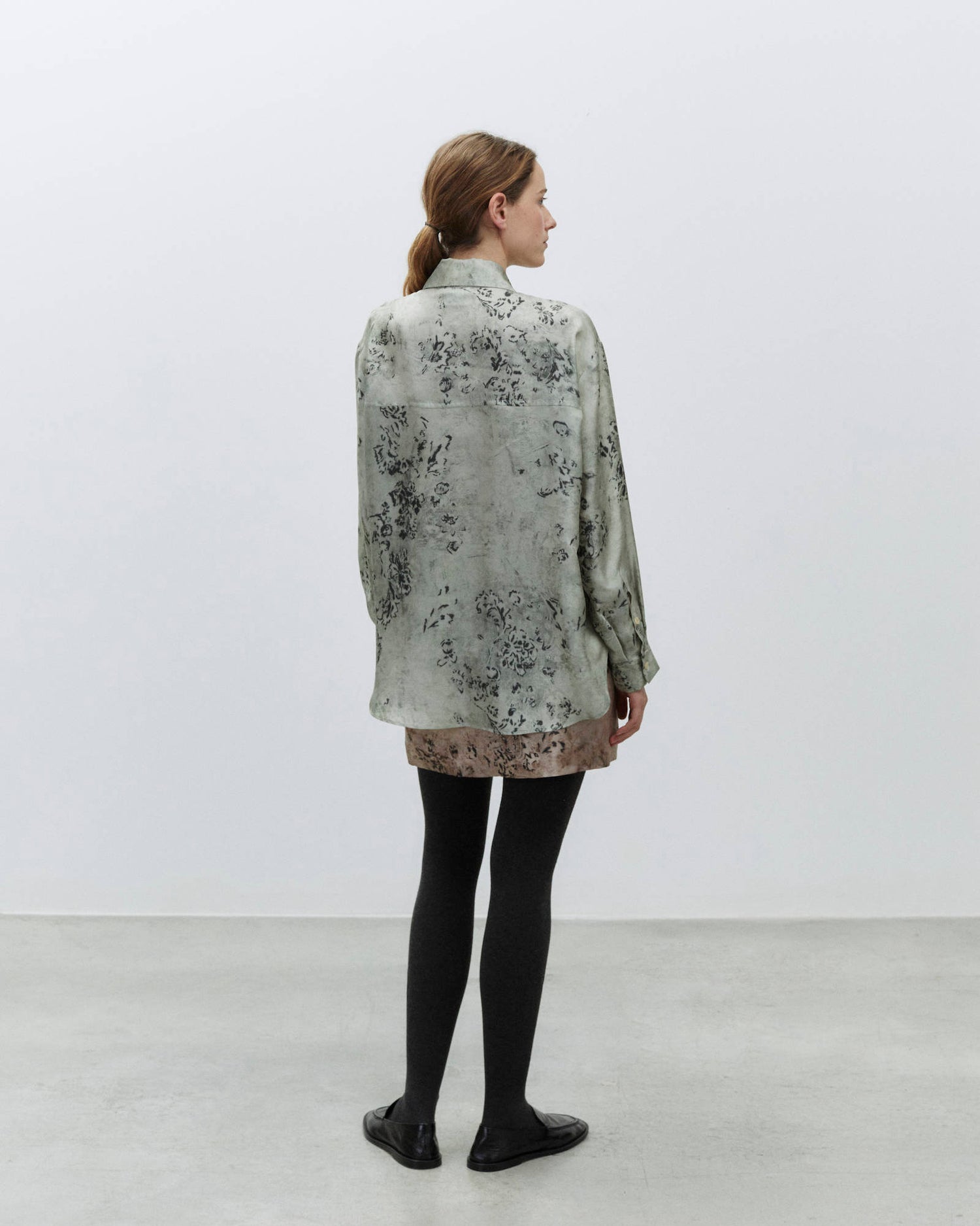 CAMICIA SETA TAPESTRY PRINT