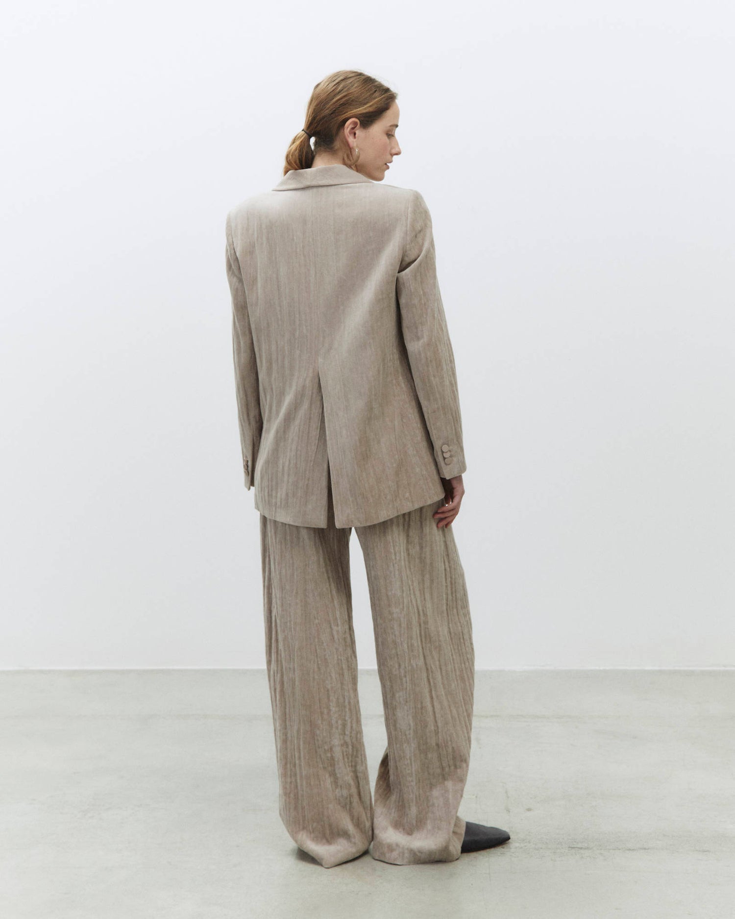 BLAZER CRINKLE VELVET