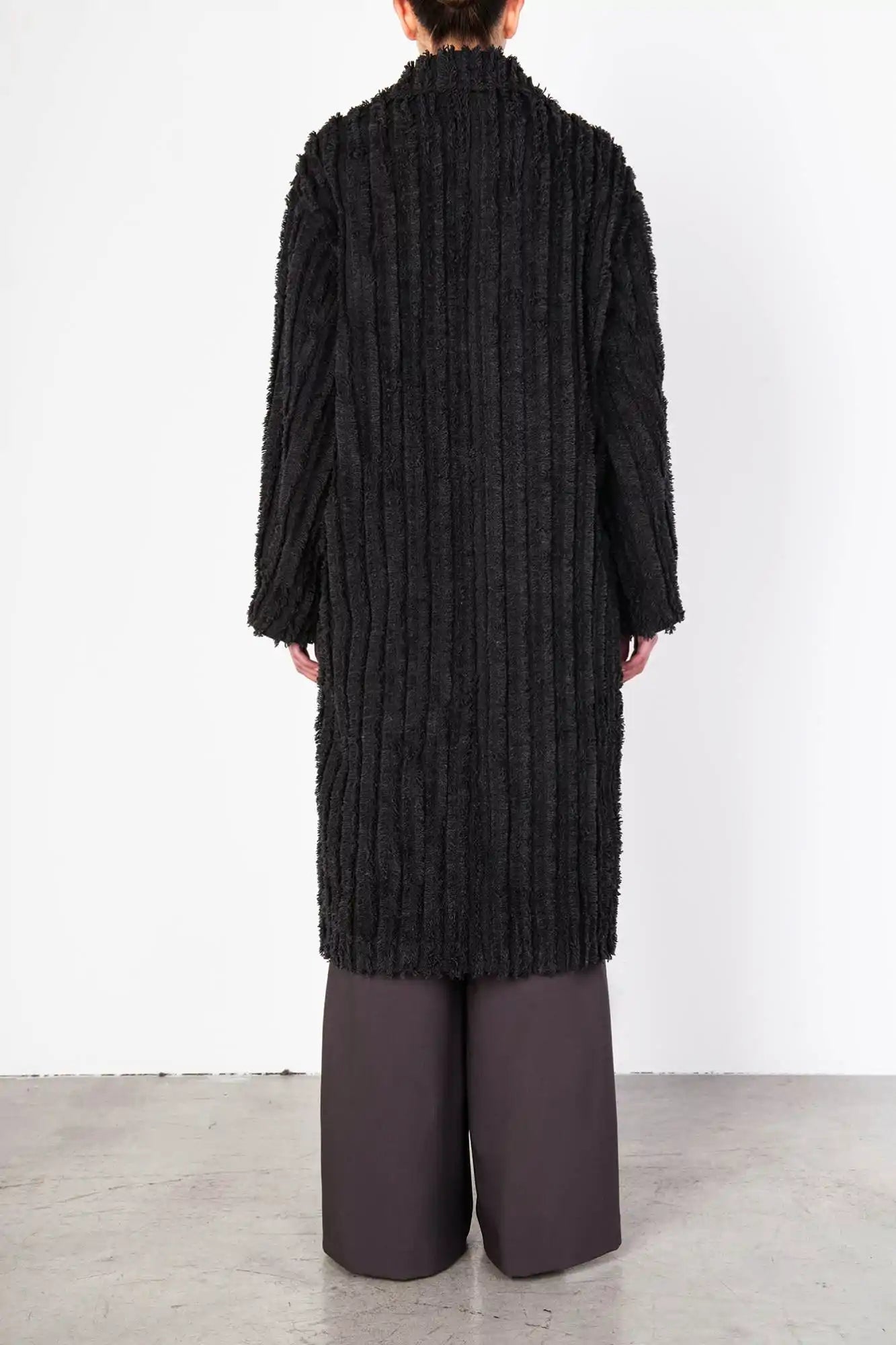 CAPPOTTO FRINGED COAT OVER