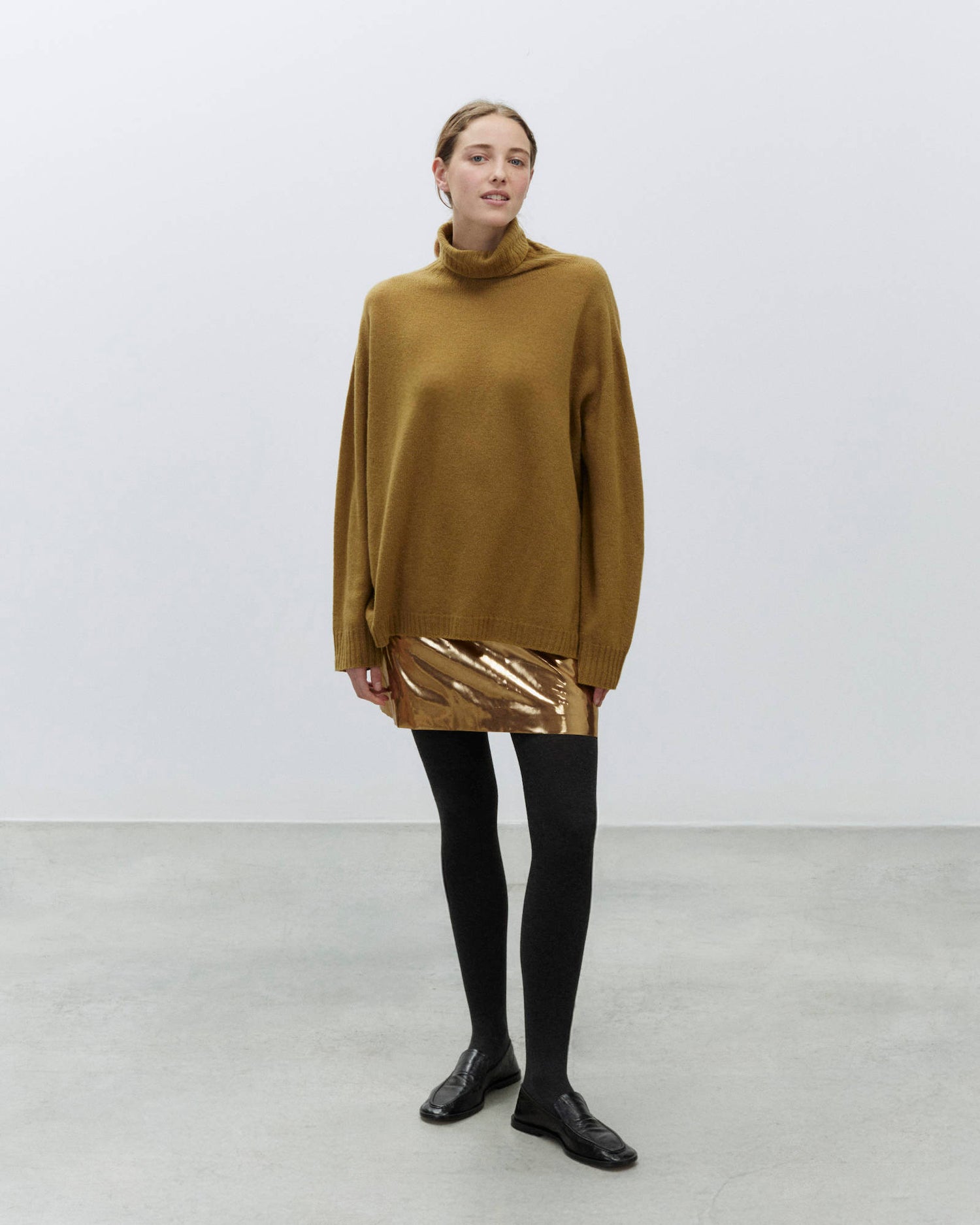 MAGLIA CACHEMIRE COLLO ALTO