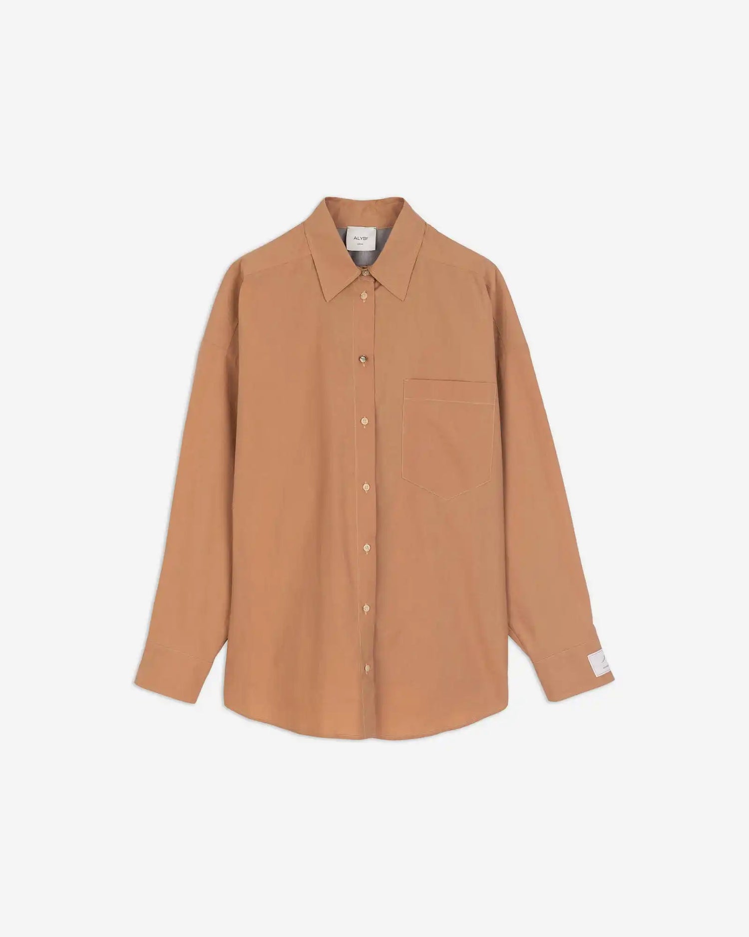 CAMICIA OVERSIZE IN POPELINE