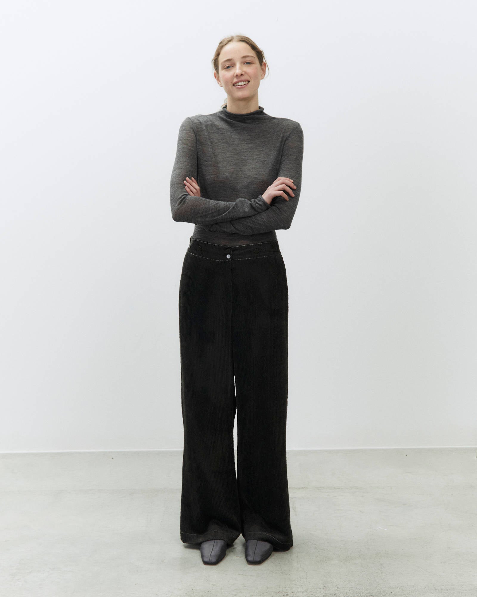 PANTALONE VELVET RIB
