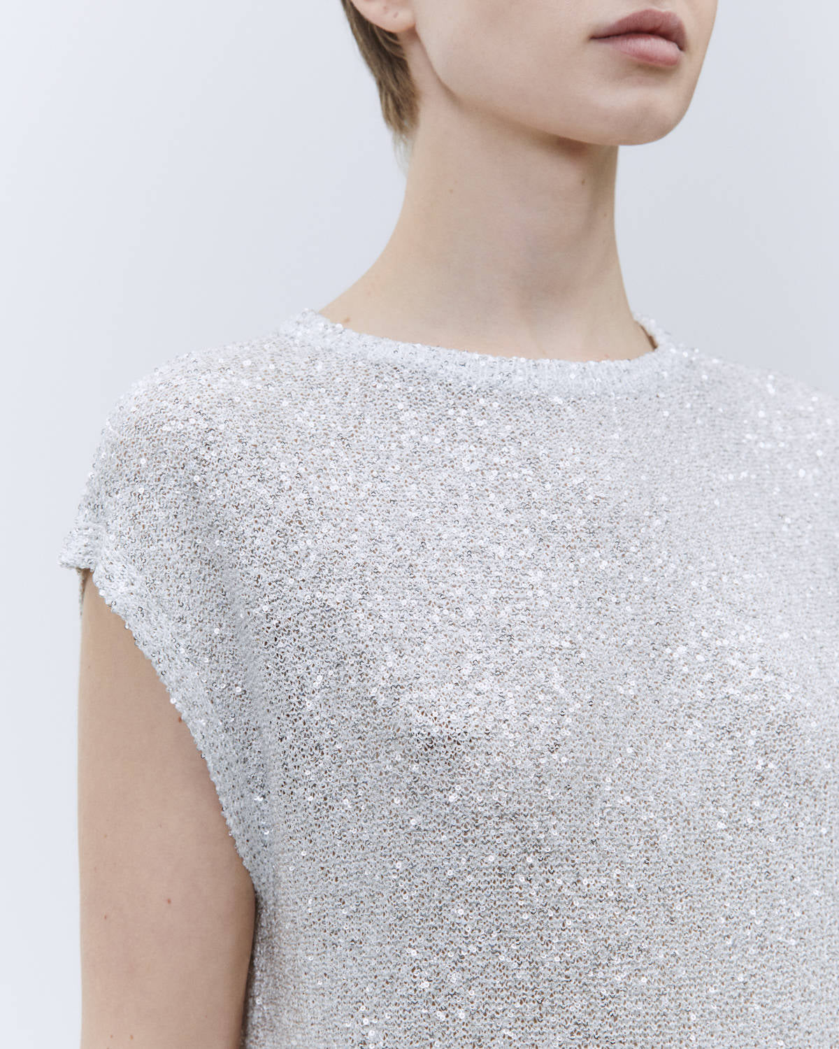 ABITO IN MAGLIA PAILLETTES