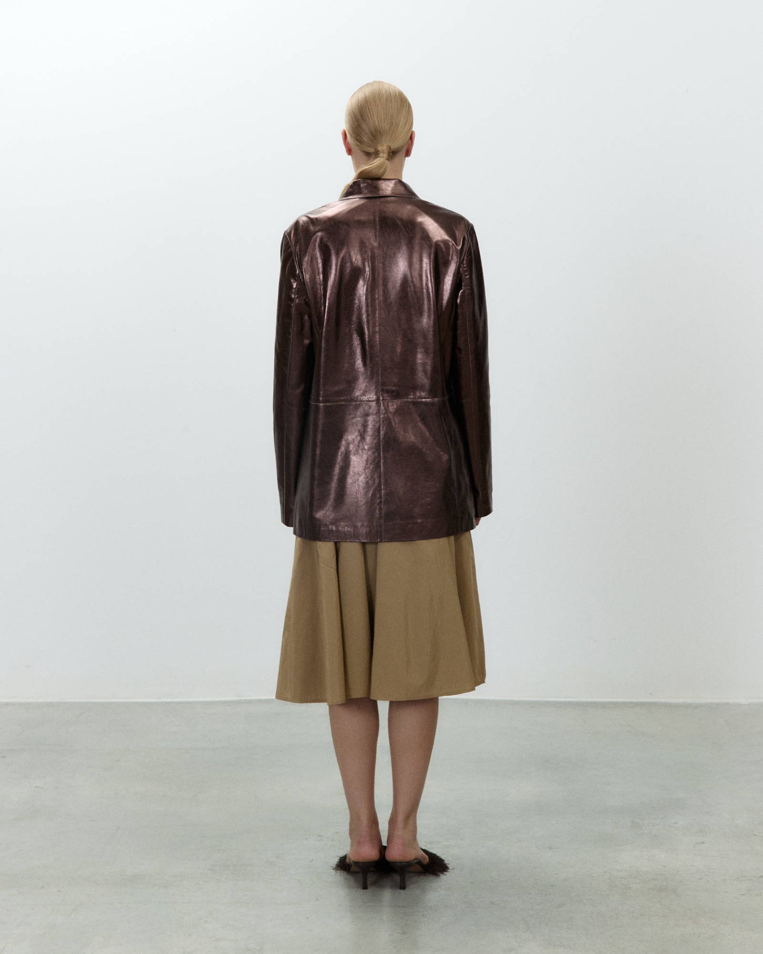 BLAZER SHINY LEATHER