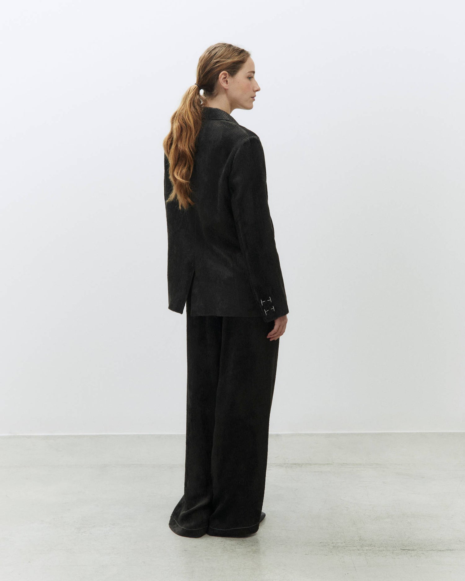 BLAZER VELVET RIB
