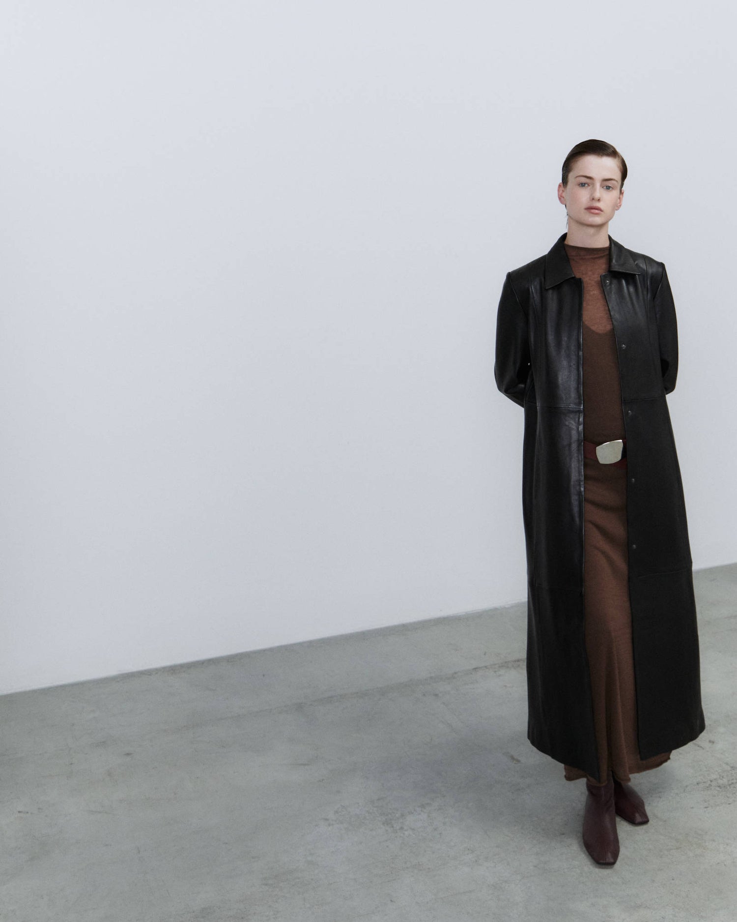 CAPPOTTO LUNGO PELLE