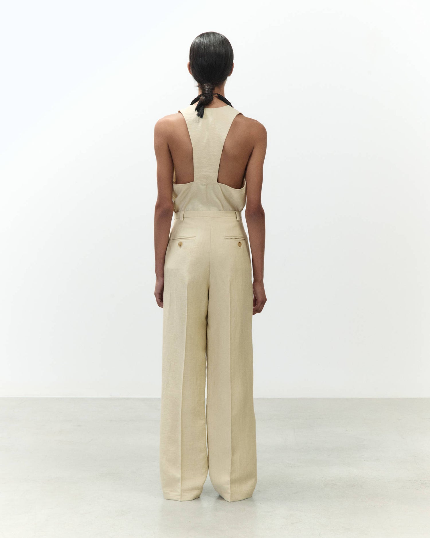 PANTALONE SARTORIALE IN LINO