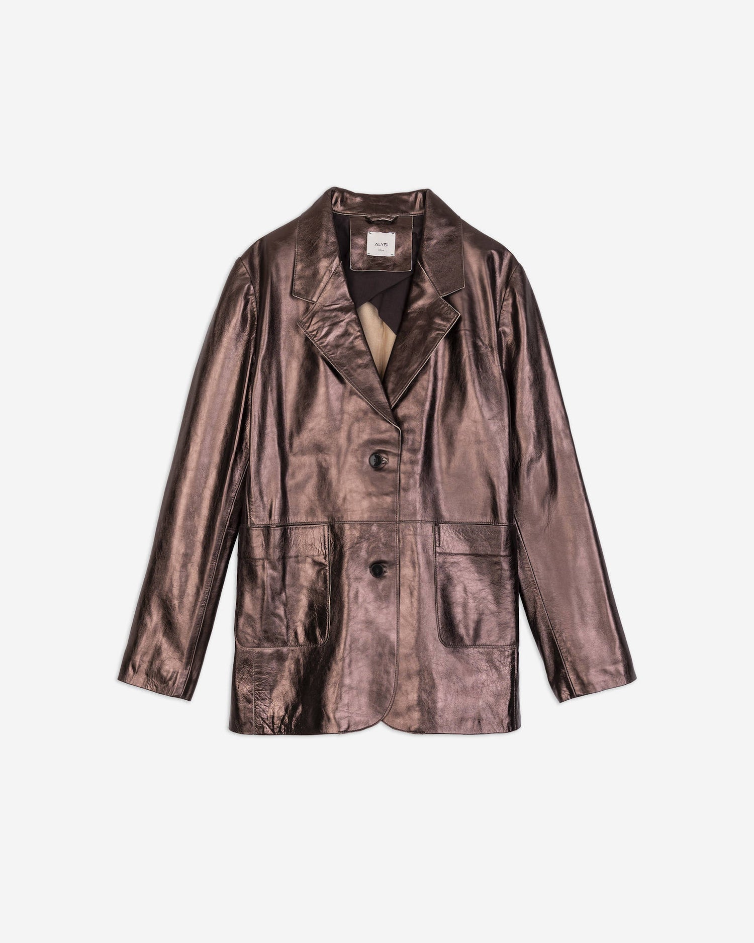 BLAZER SHINY LEATHER