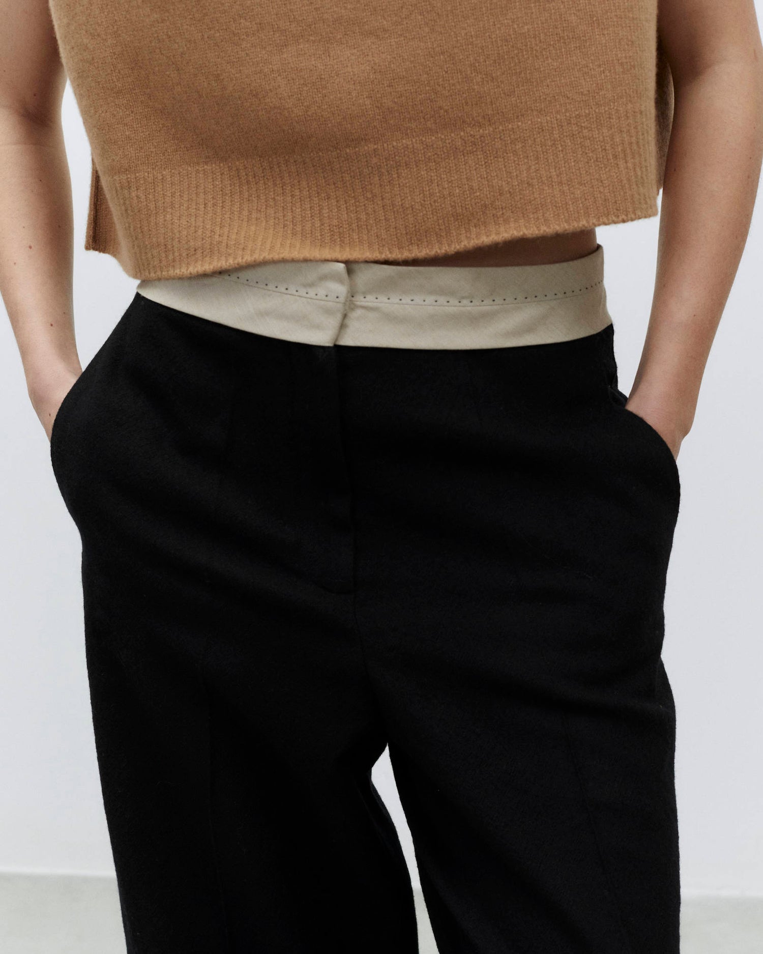 PANTALONE SOFT WOOL DRITTO