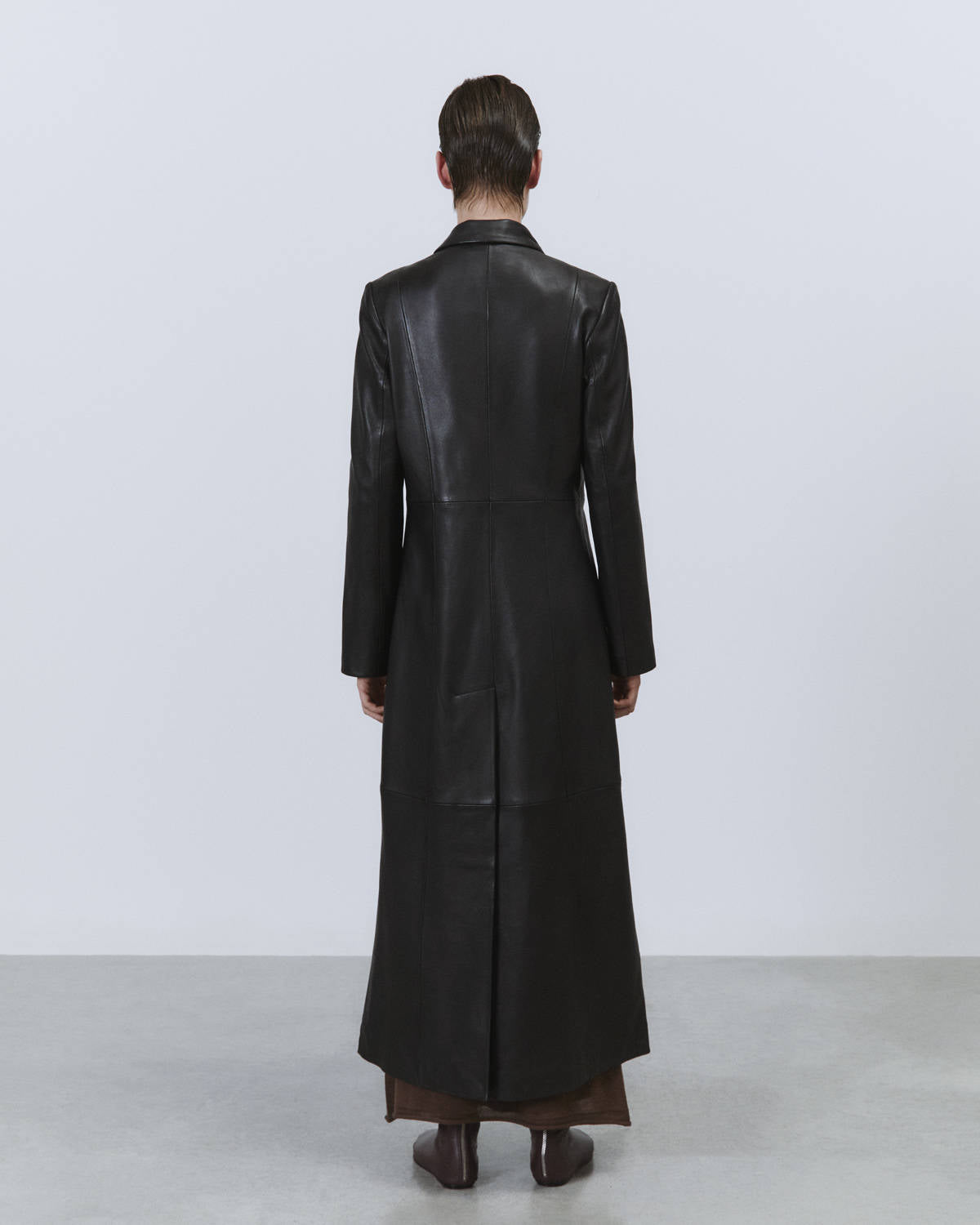CAPPOTTO LUNGO PELLE