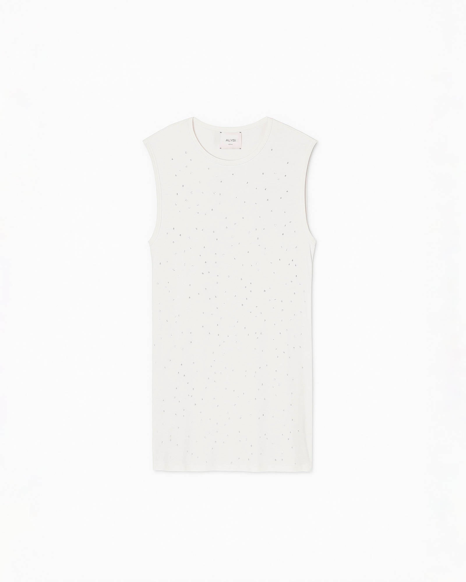 TOP CON APPLICAZIONI STRASS