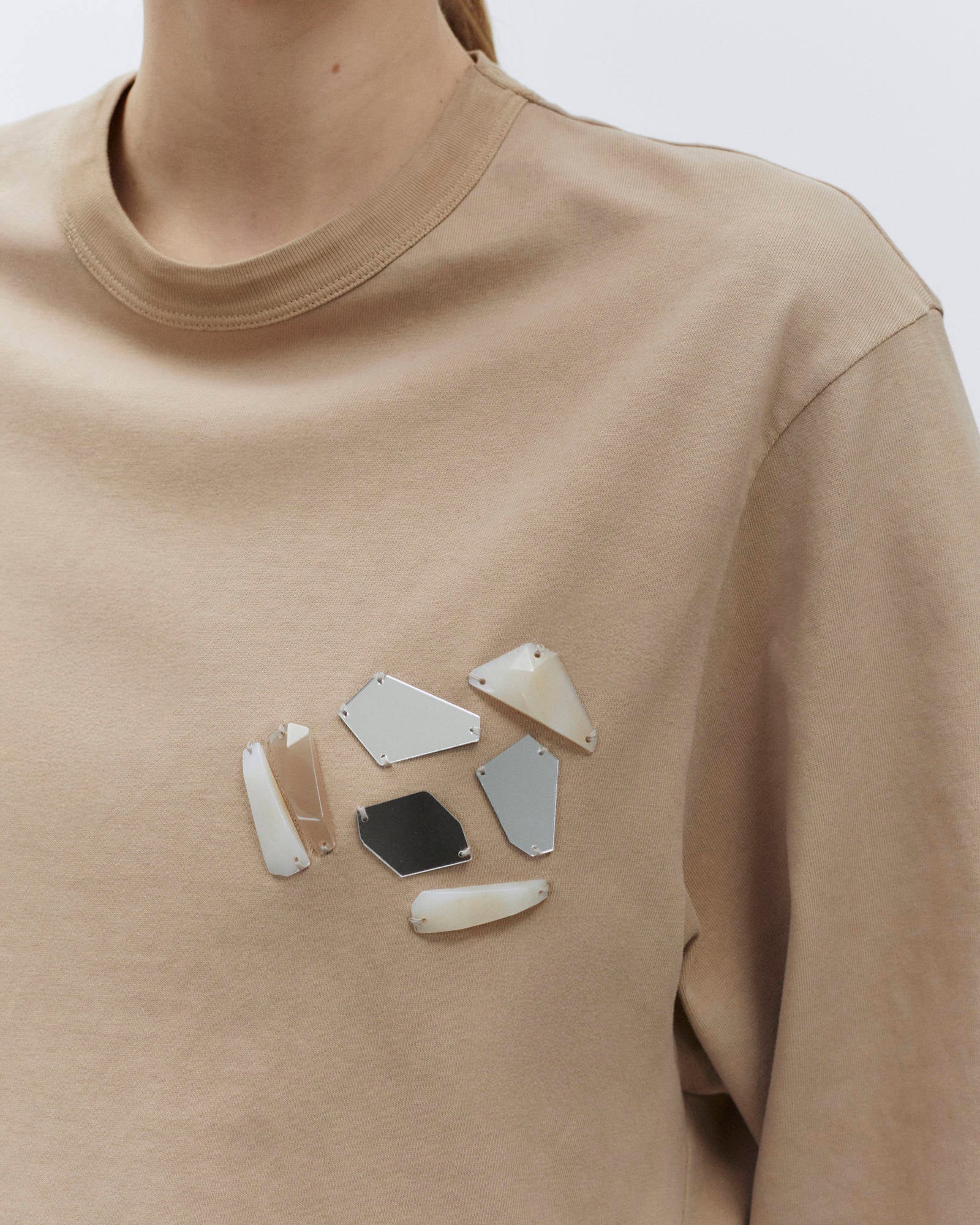 T-SHIRT BOXY RICAMO
