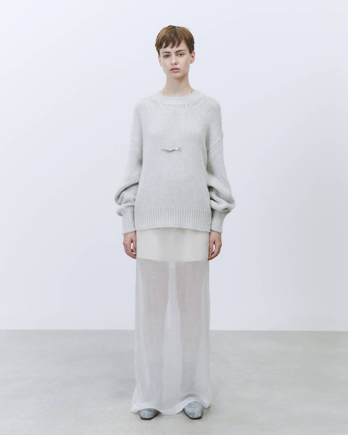 MAGLIA SHINY MISTO ALPACA