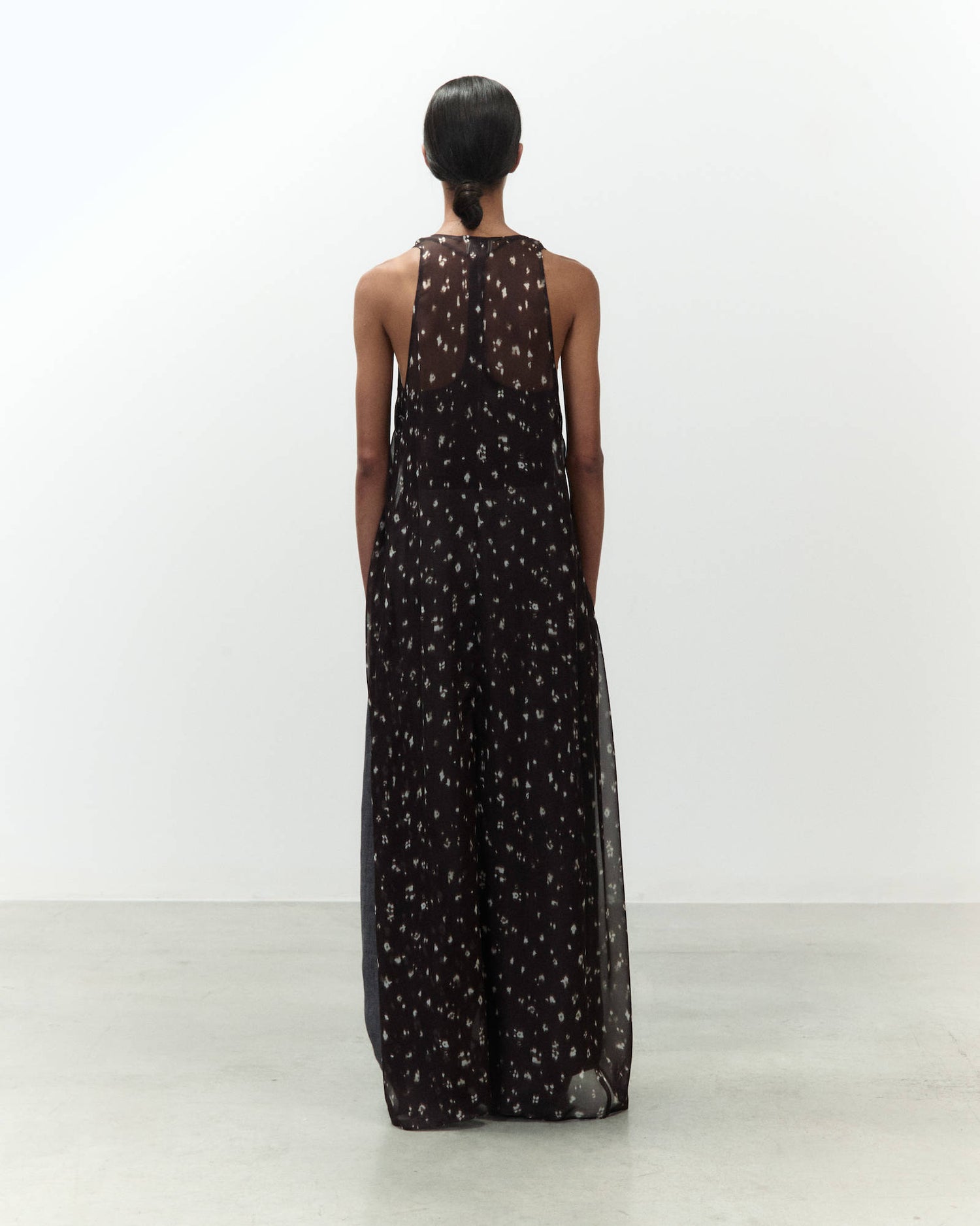 SPOLVERINO IN CHIFFON STAMPATO